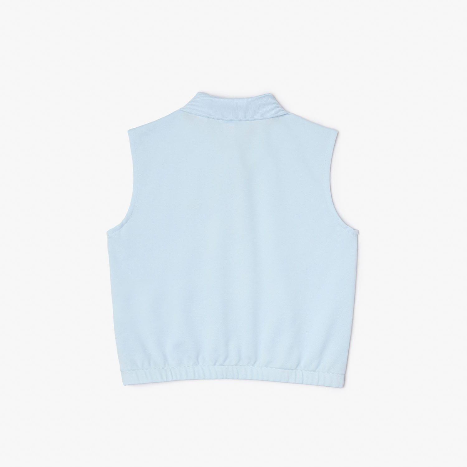 Blue - Lacoste - Sleeveless Stretch Mini Piqu¿ Polo Shirt - 4