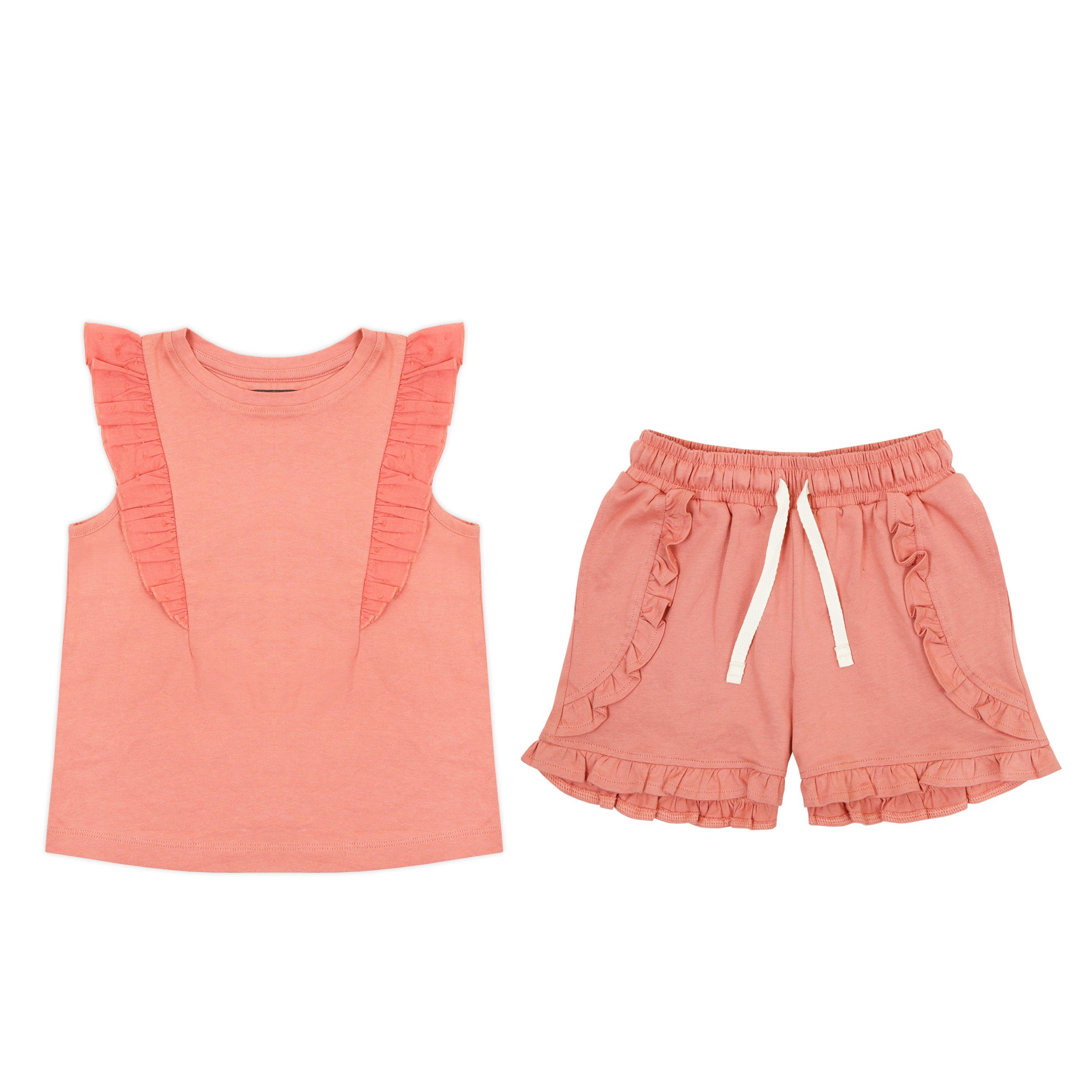 Rose - Firetrap - Frill T-shirt and Shorts Set - 5