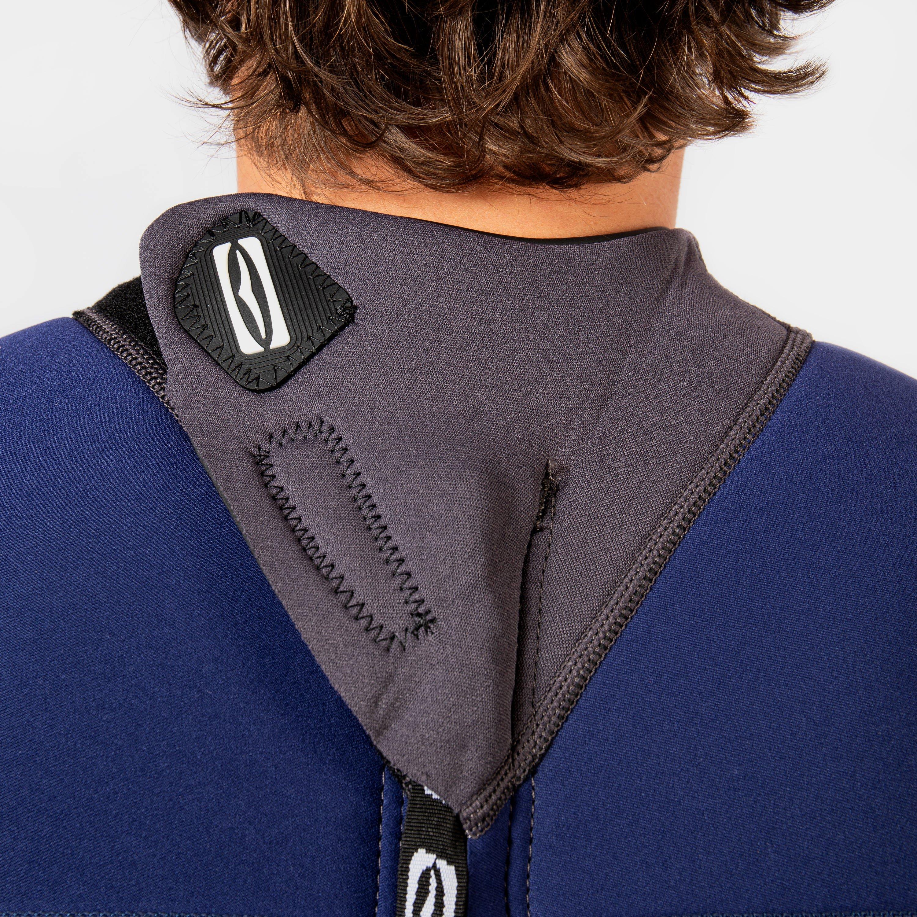 Grey/Blue - Gul - RESPONSE 32 FLATLOCK NATUR FULL WETSUIT - 5