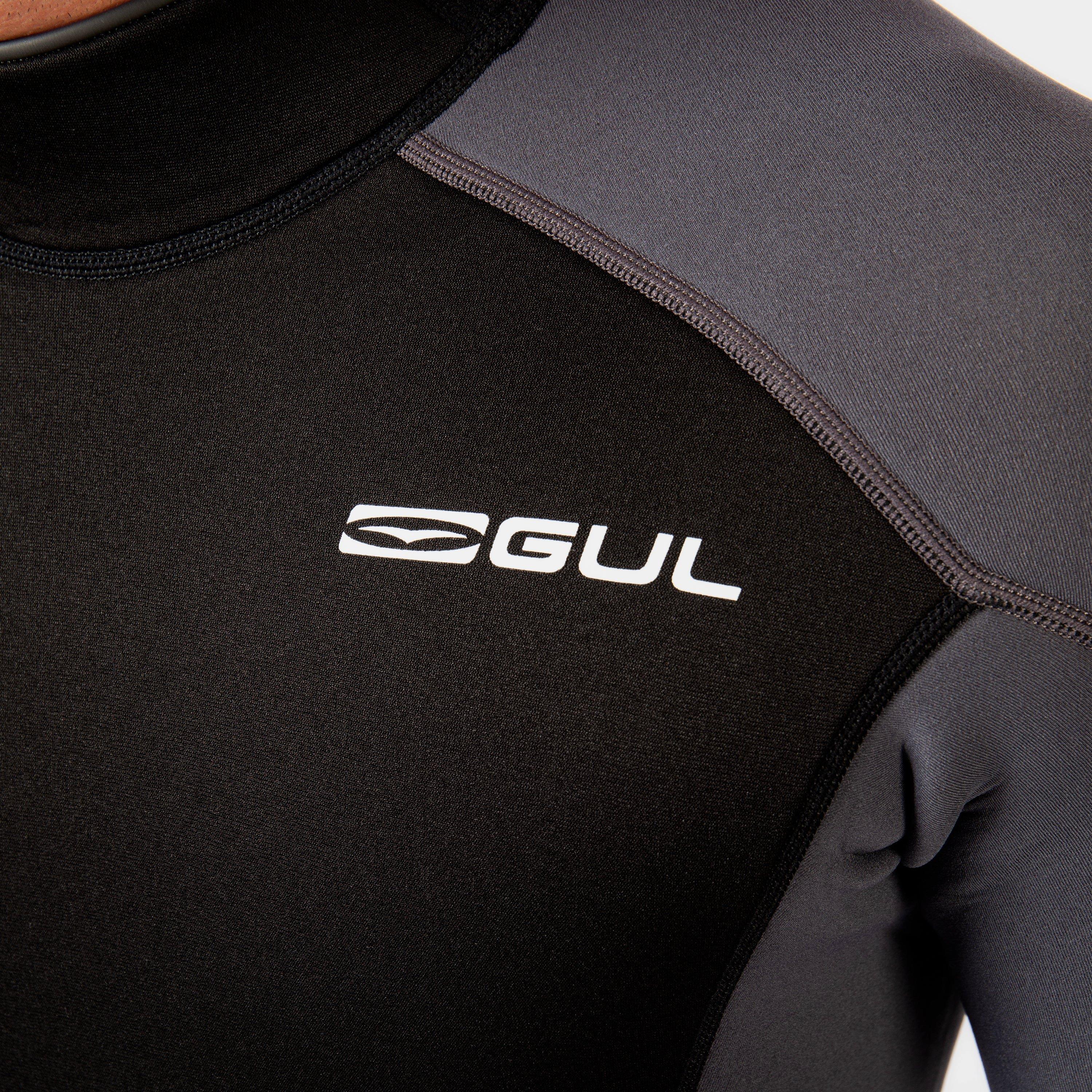 Black/Grey - Gul - RESPONSE 32 FLATLOCK NATUR FULL WETSUIT - 4