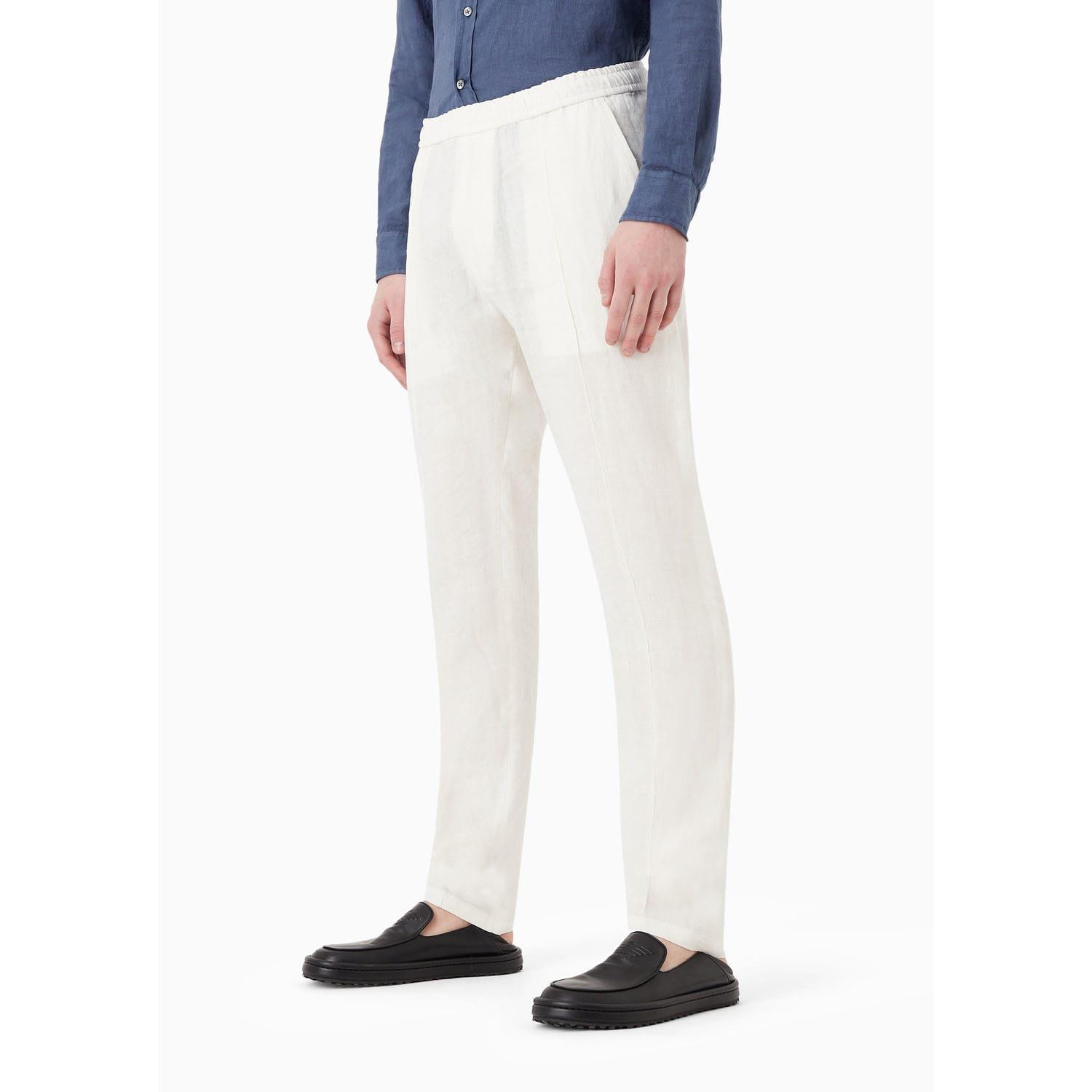 White - Emporio Armani - Trousers - 1