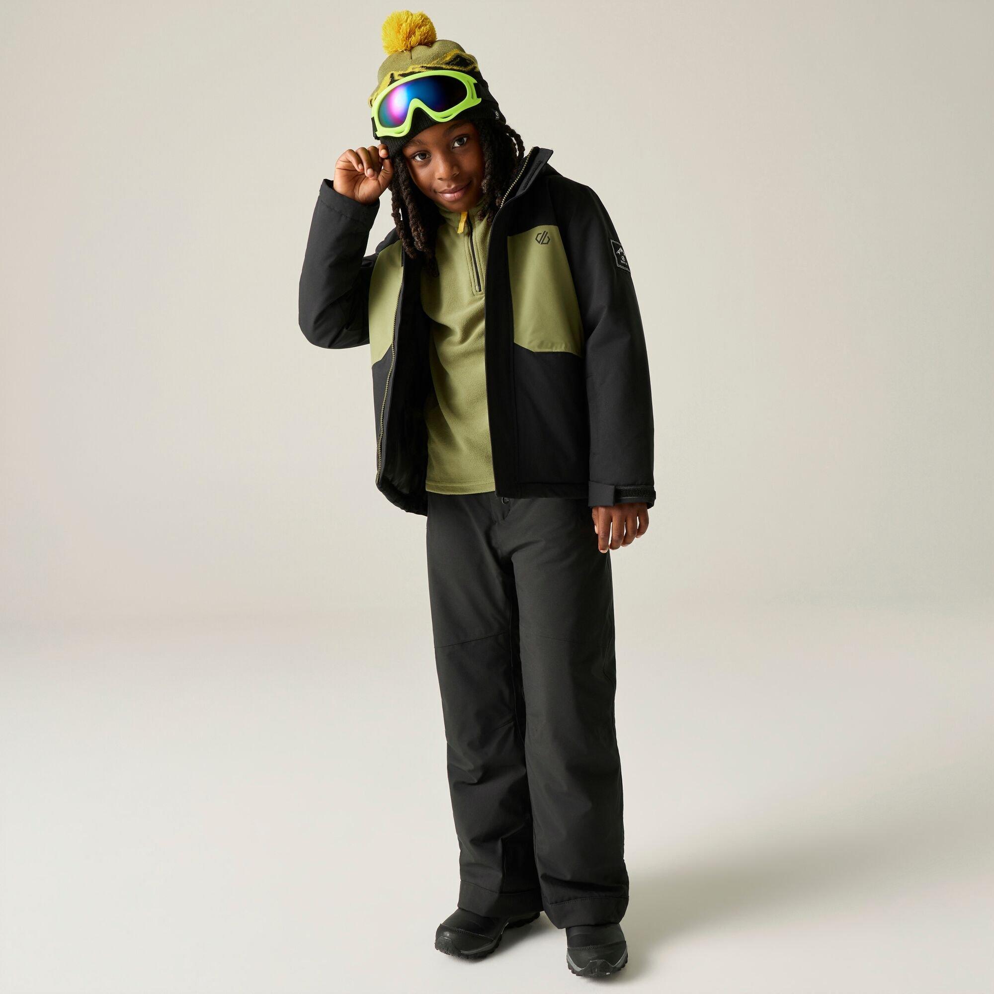 Black/Martini O - Dare 2b - Kids Send It II Waterproof Jacket - 2