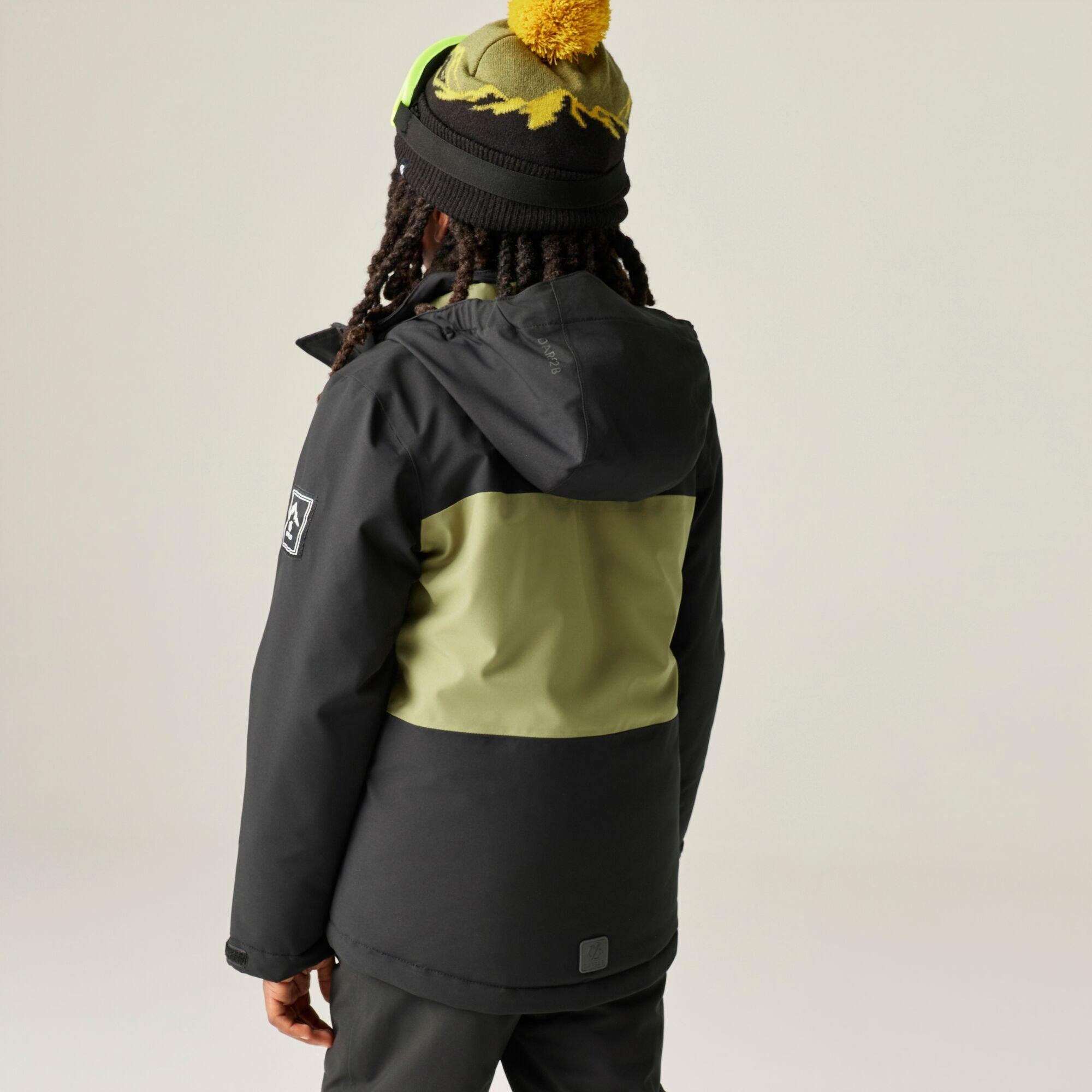 Black/Martini O - Dare 2b - Kids Send It II Waterproof Jacket - 3