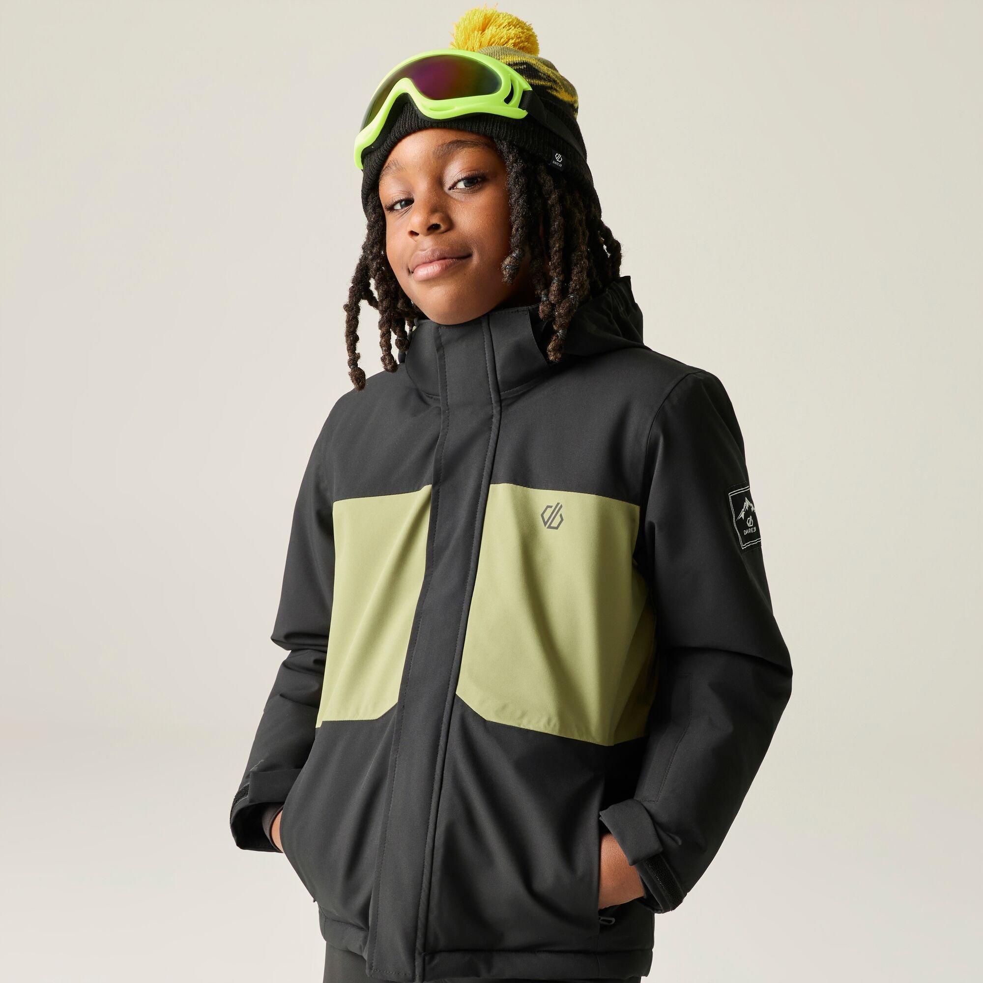Black/Martini O - Dare 2b - Kids Send It II Waterproof Jacket - 4
