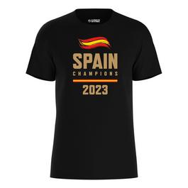 T-shirt Nero 215923-kk001 Womens World Champions Spain 23 T-Shirt