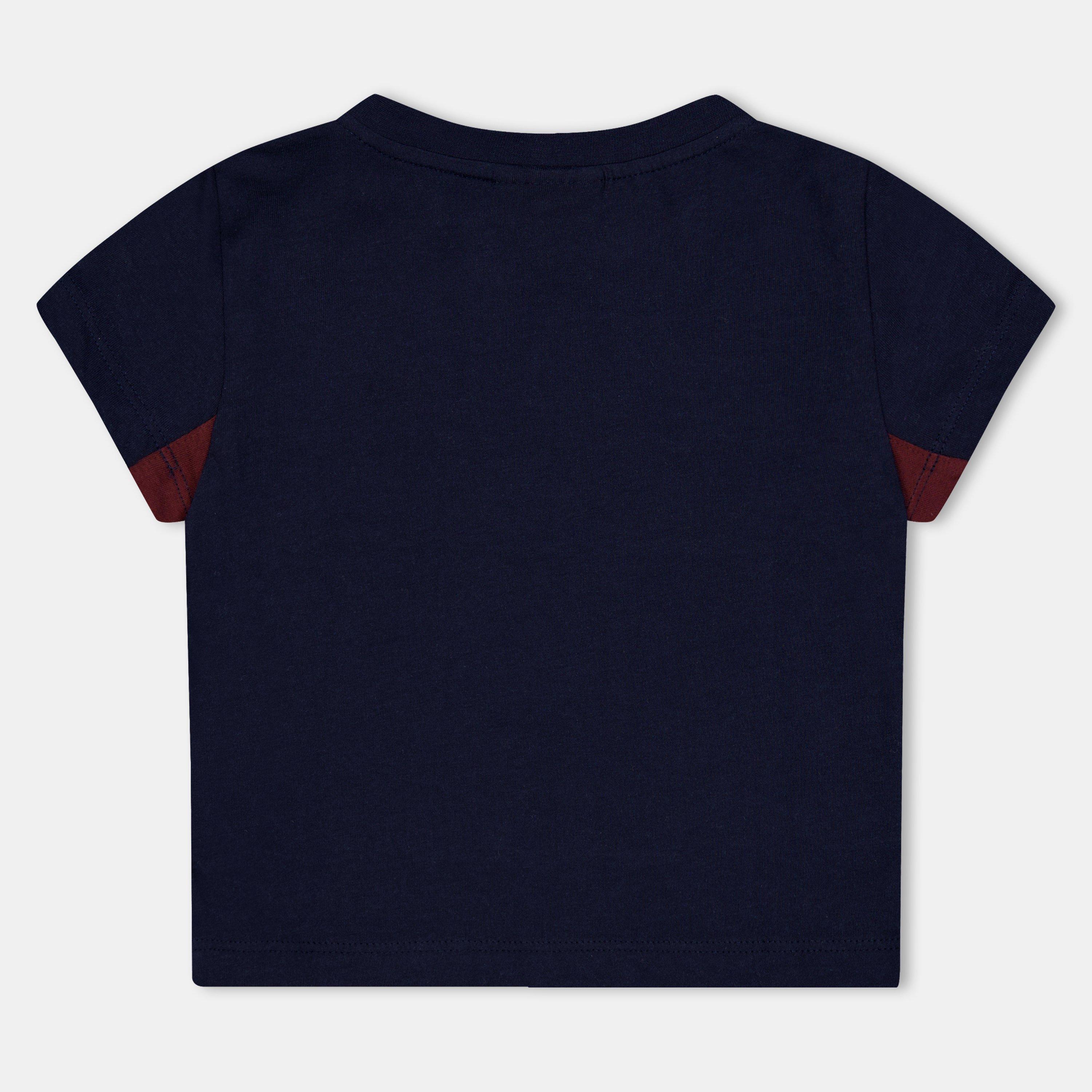 Navy/Expresso - Lacoste - Kids' Regular Fit T-Shirt - 2