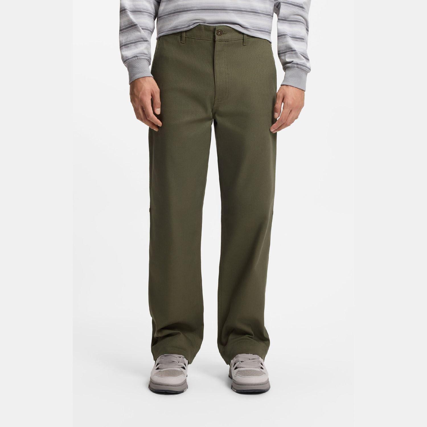 Green - Hugo - Zarik253 Regular-Fit Trousers - 2