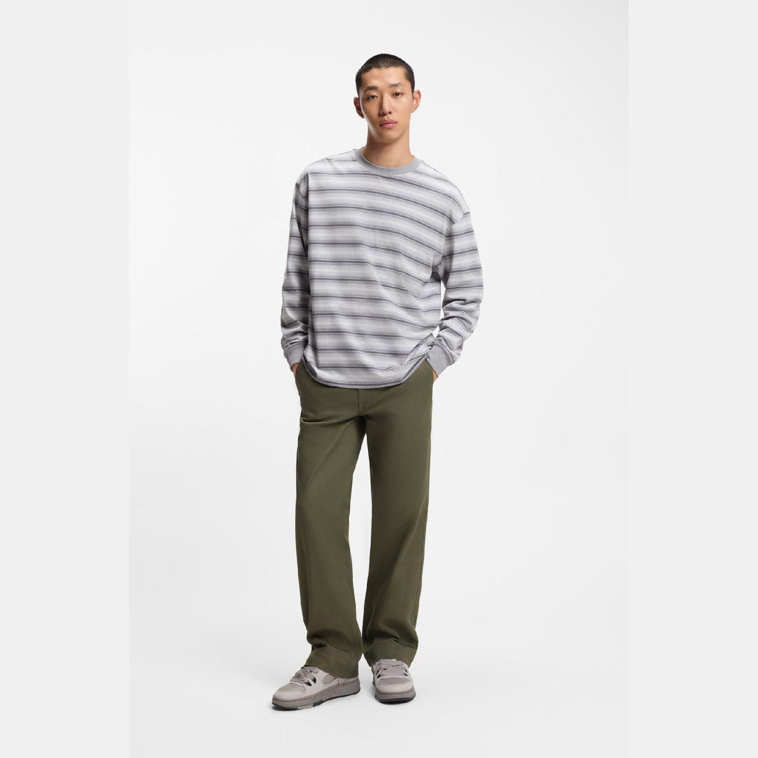 Green - Hugo - Zarik253 Regular-Fit Trousers - 4