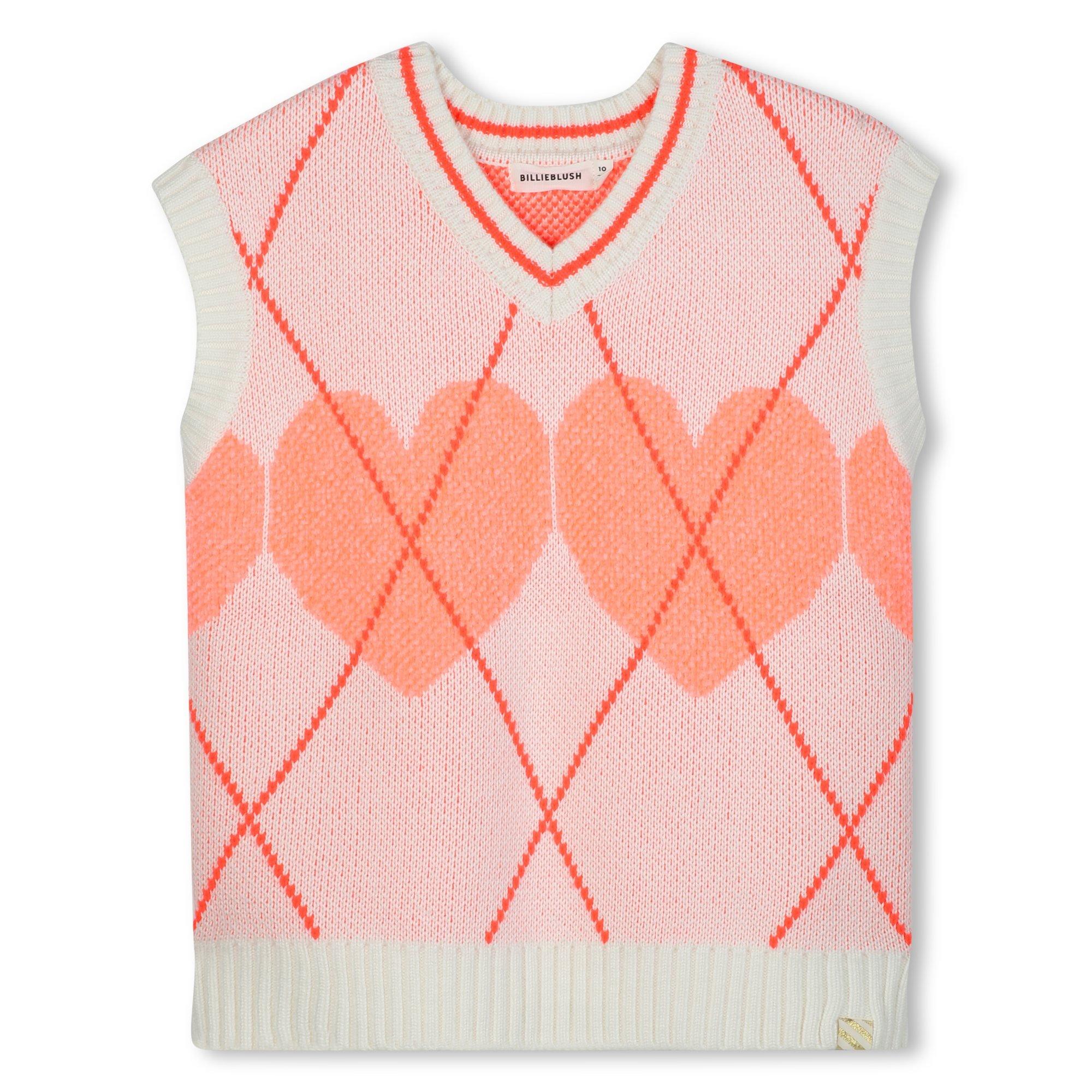 Cream - Billieblush - Kids' Knitted Sweater Vest - 1