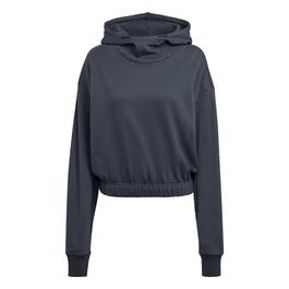 adidas Studio Lounge Cropped Hoodie Womens