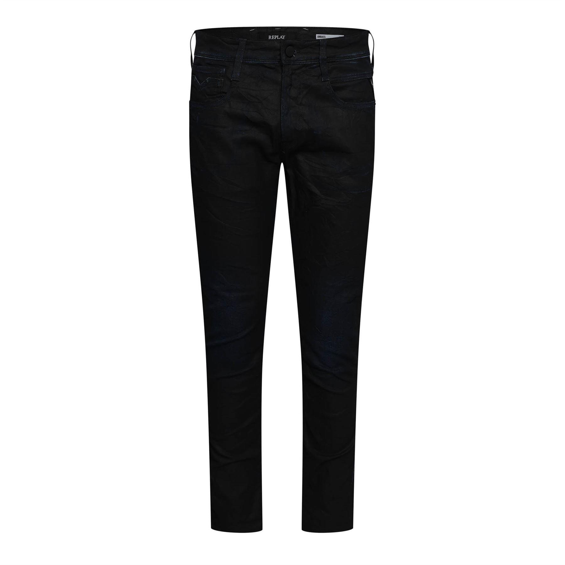 Blue - Replay - Anbass Slim-Fit Jeans - 1