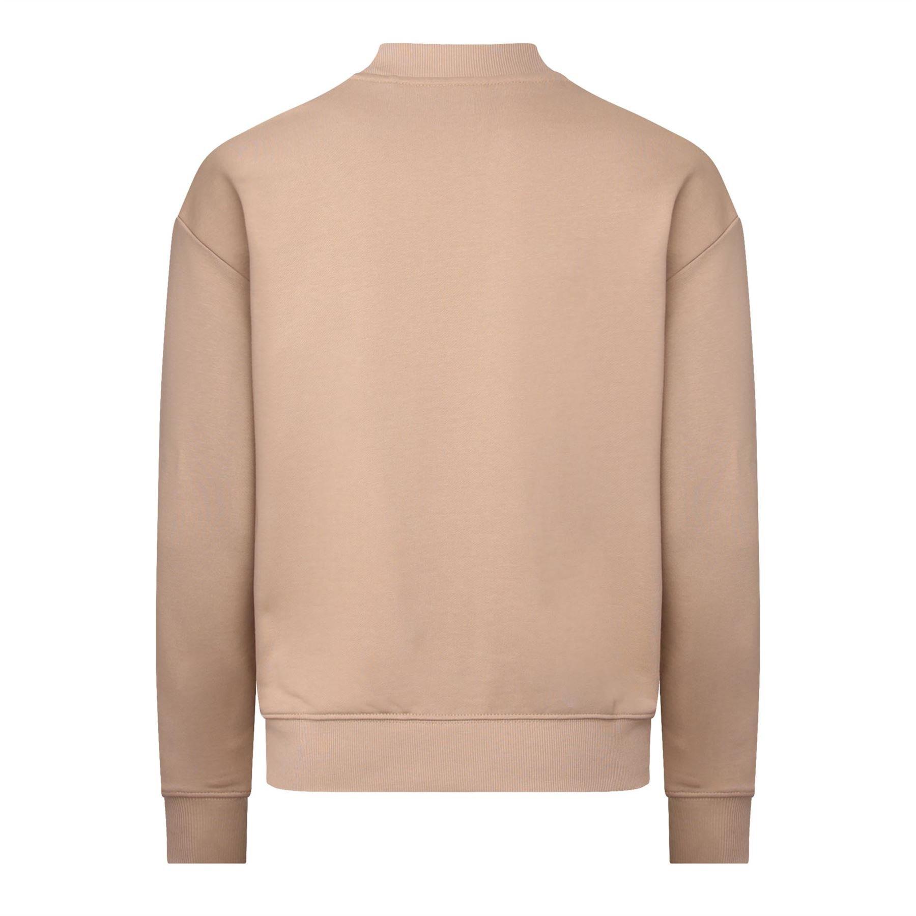 Beige - Hugo - Dapocrew Logo Print Sweatshirt - 2