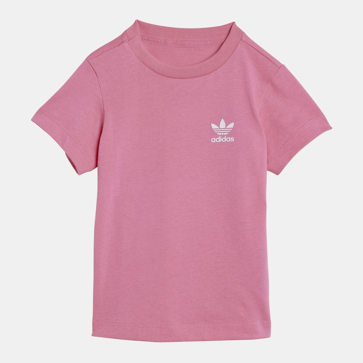 Pink - adidas Originals - Cycling Shorts & T-Shirt Set - 2