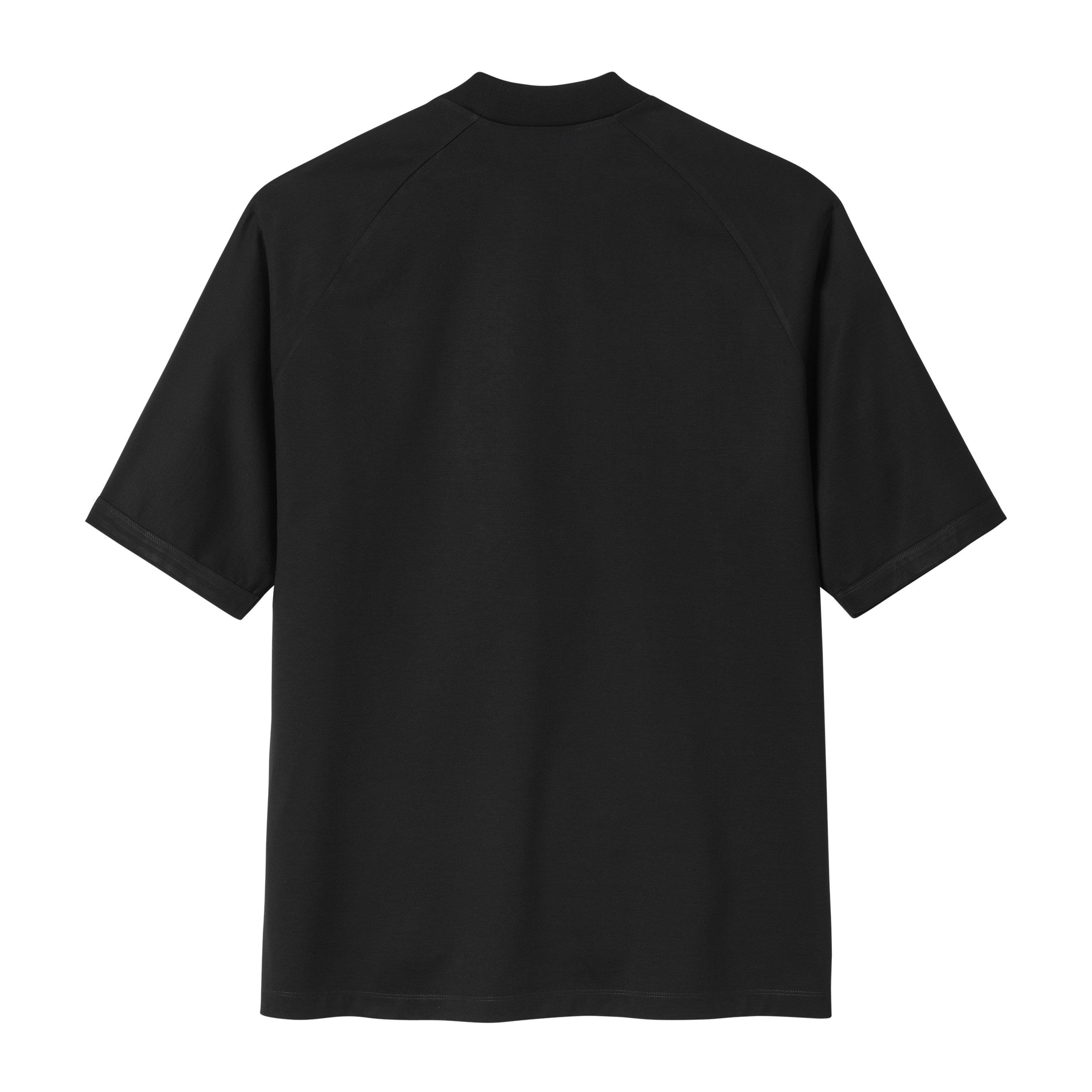 Black - Y3 - 3-Stripes Short Sleeve T-Shirt - 2