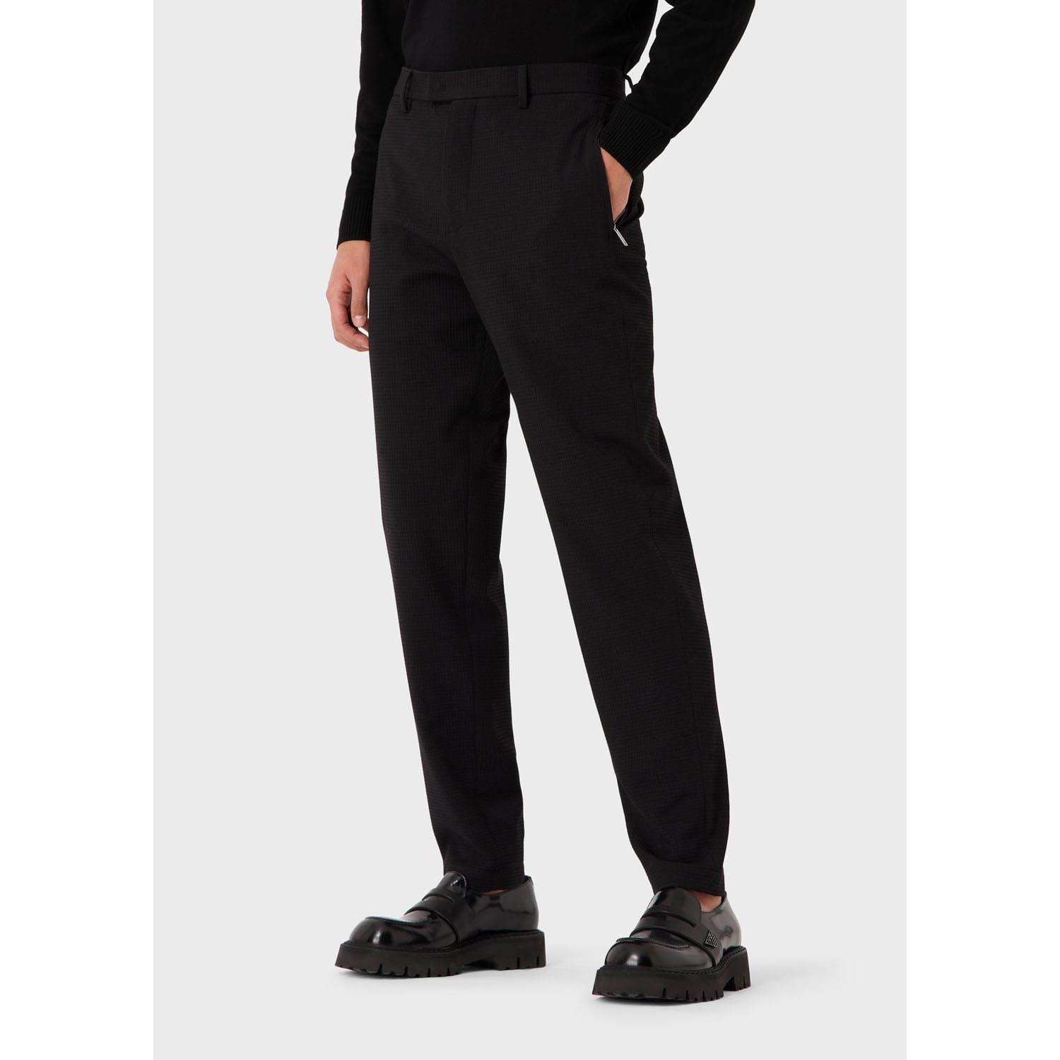 Emporio Armani Trousers - Black - Size 48R