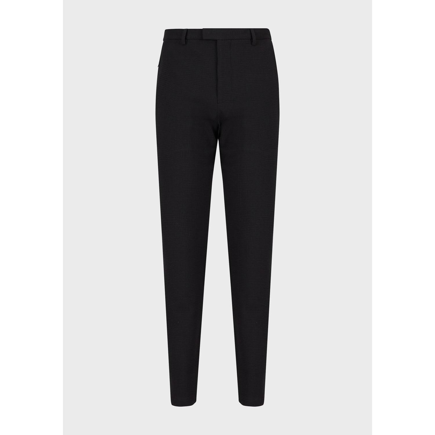 Black - Emporio Armani - Trousers - 3
