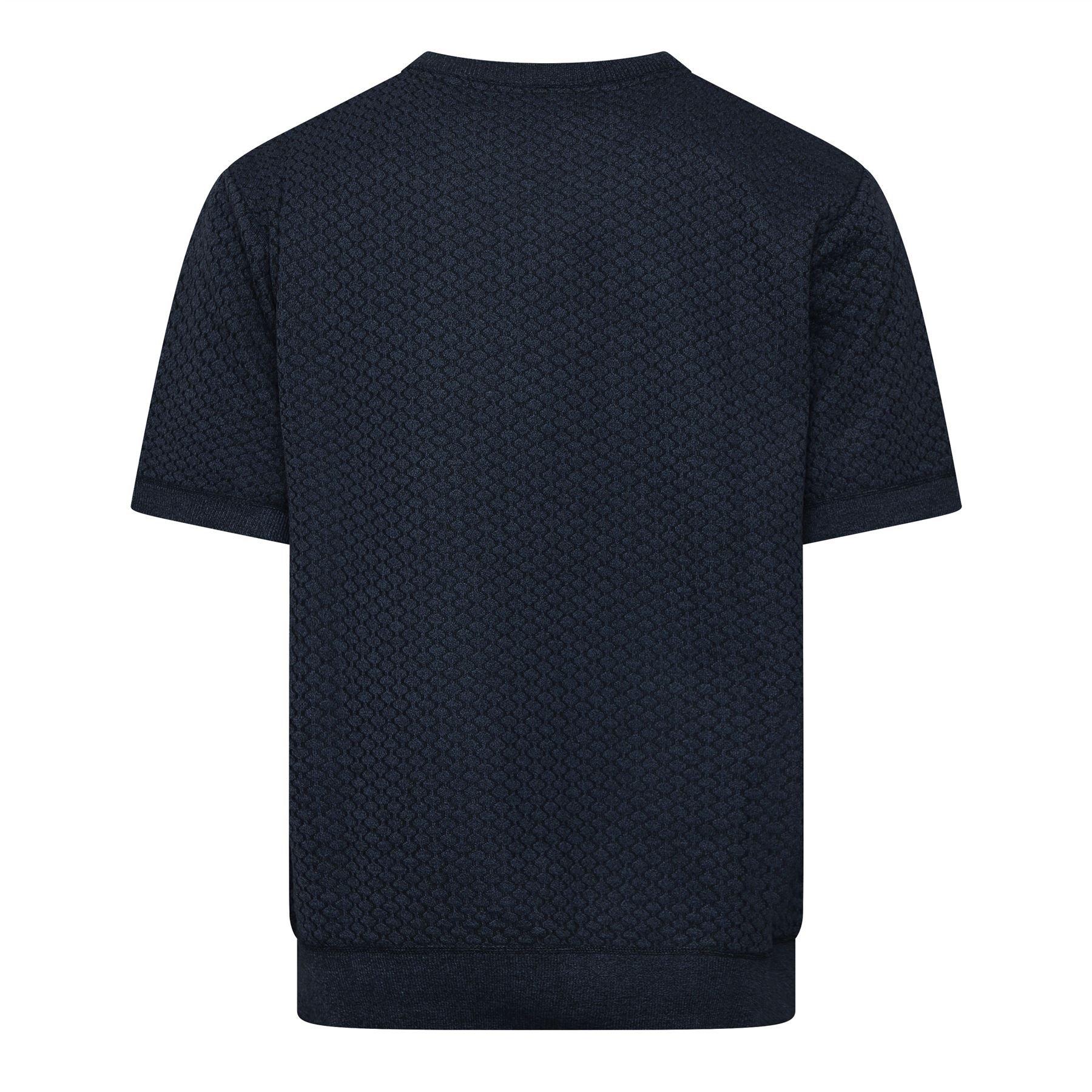 Blue - Duck and Cover - Mataso Knit T-Shirt