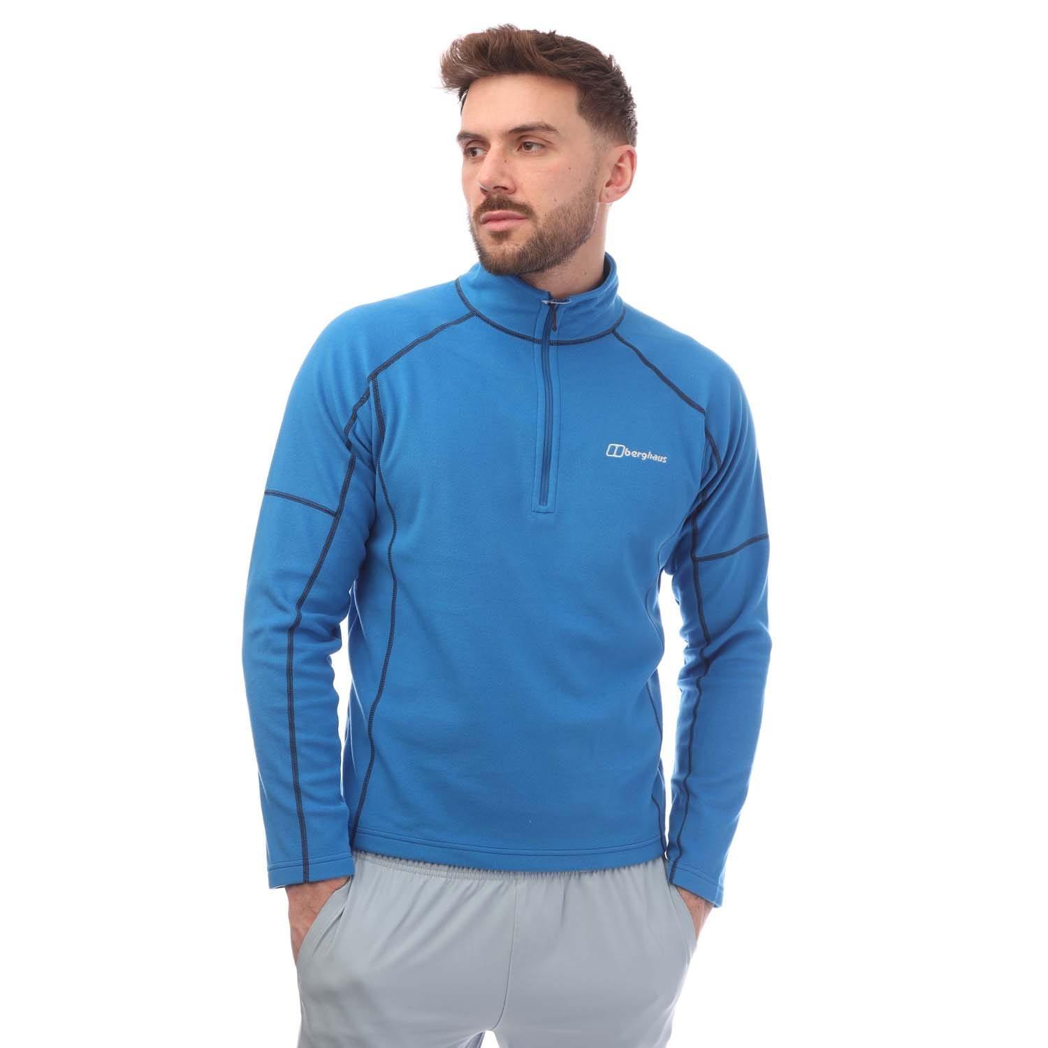 Blue - Berghaus - Cuerden half Zip Fleece - 1