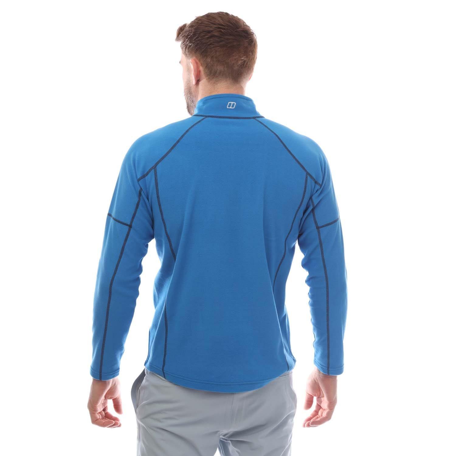 Blue - Berghaus - Cuerden half Zip Fleece - 2