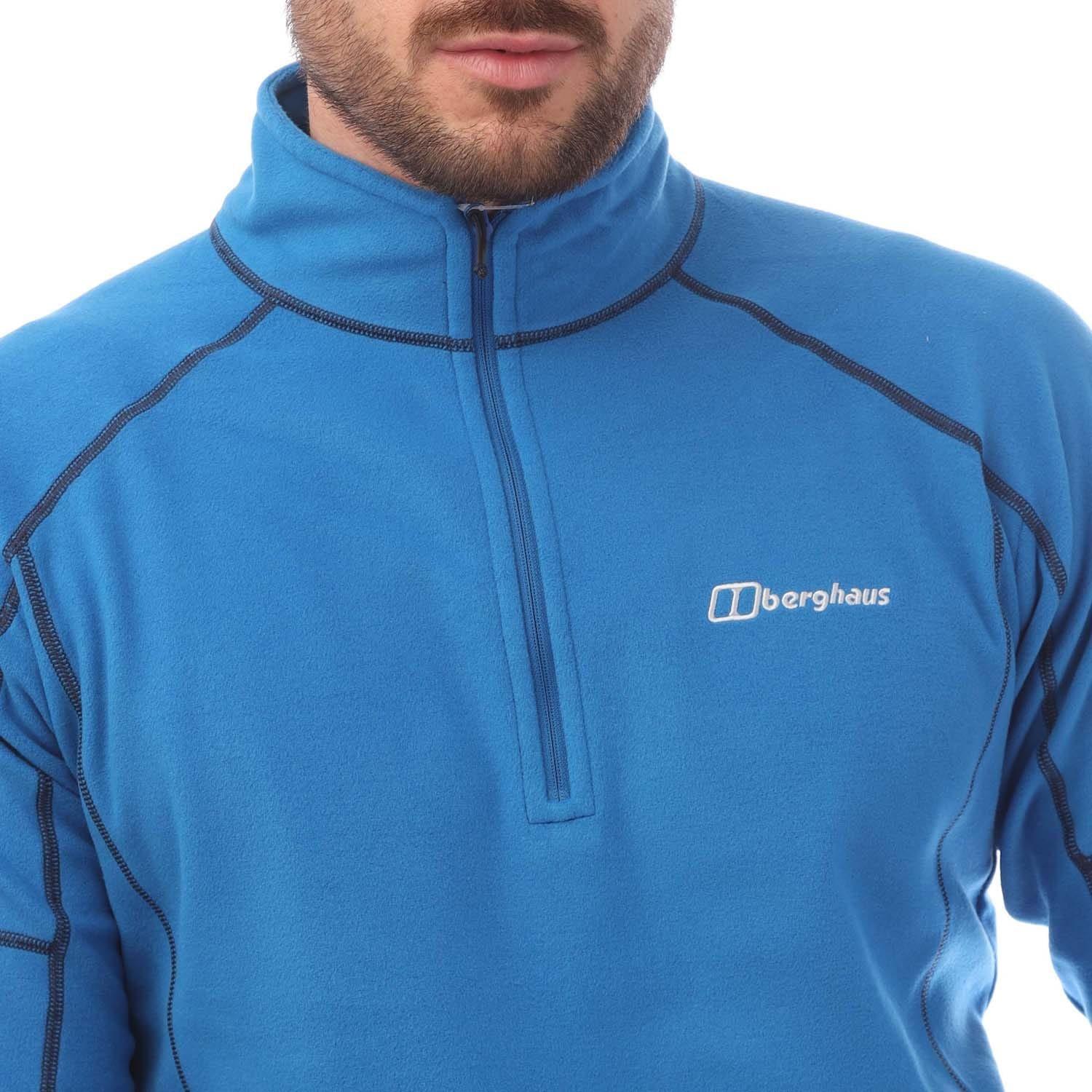 Blue - Berghaus - Cuerden half Zip Fleece - 3