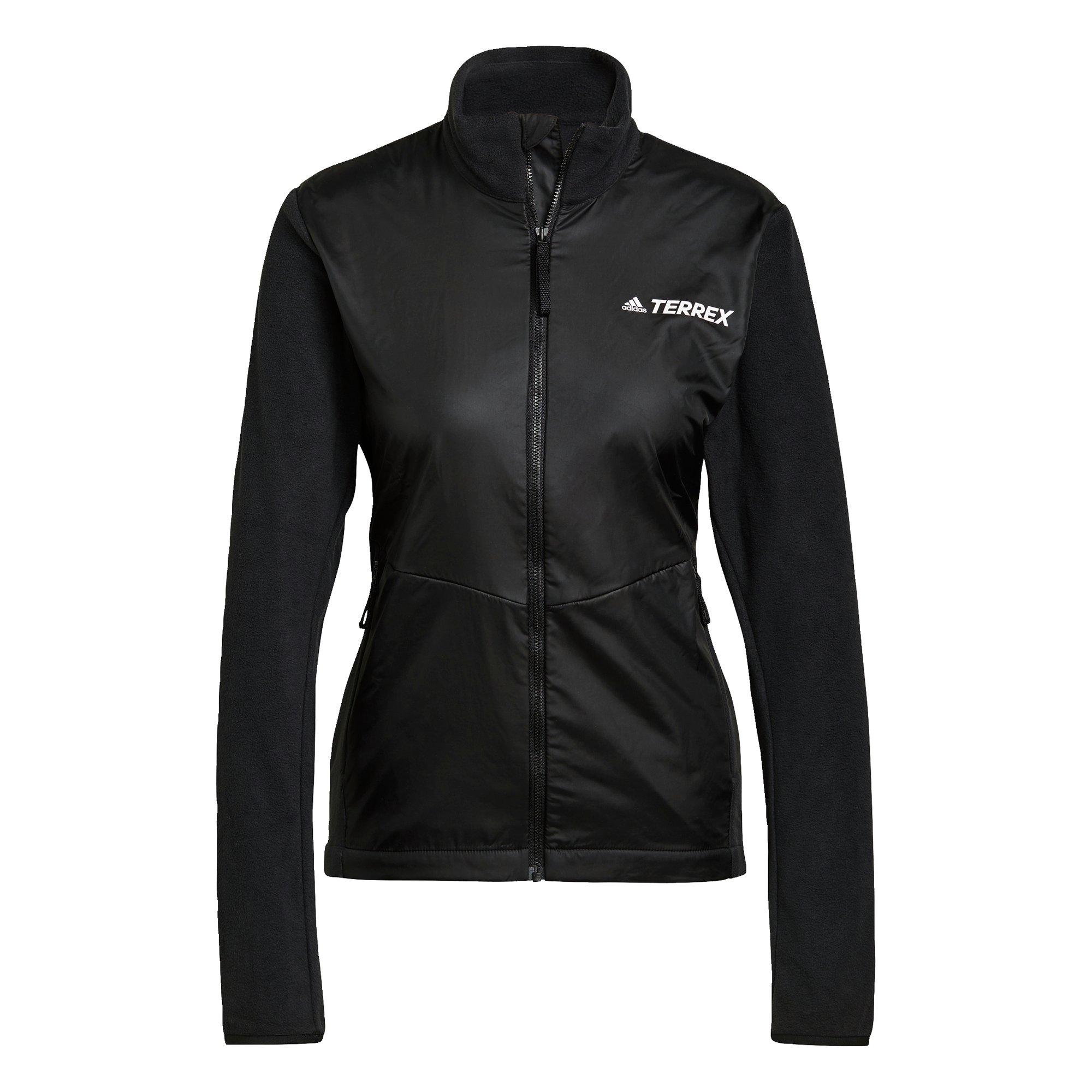Noir - adidas - Multi Primegreen Windfleece Jacket Womens - 1