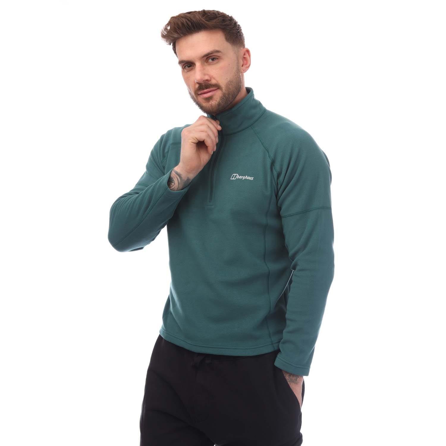 Teal - Berghaus - Cuerden 1/2 Zip Fleece - 1