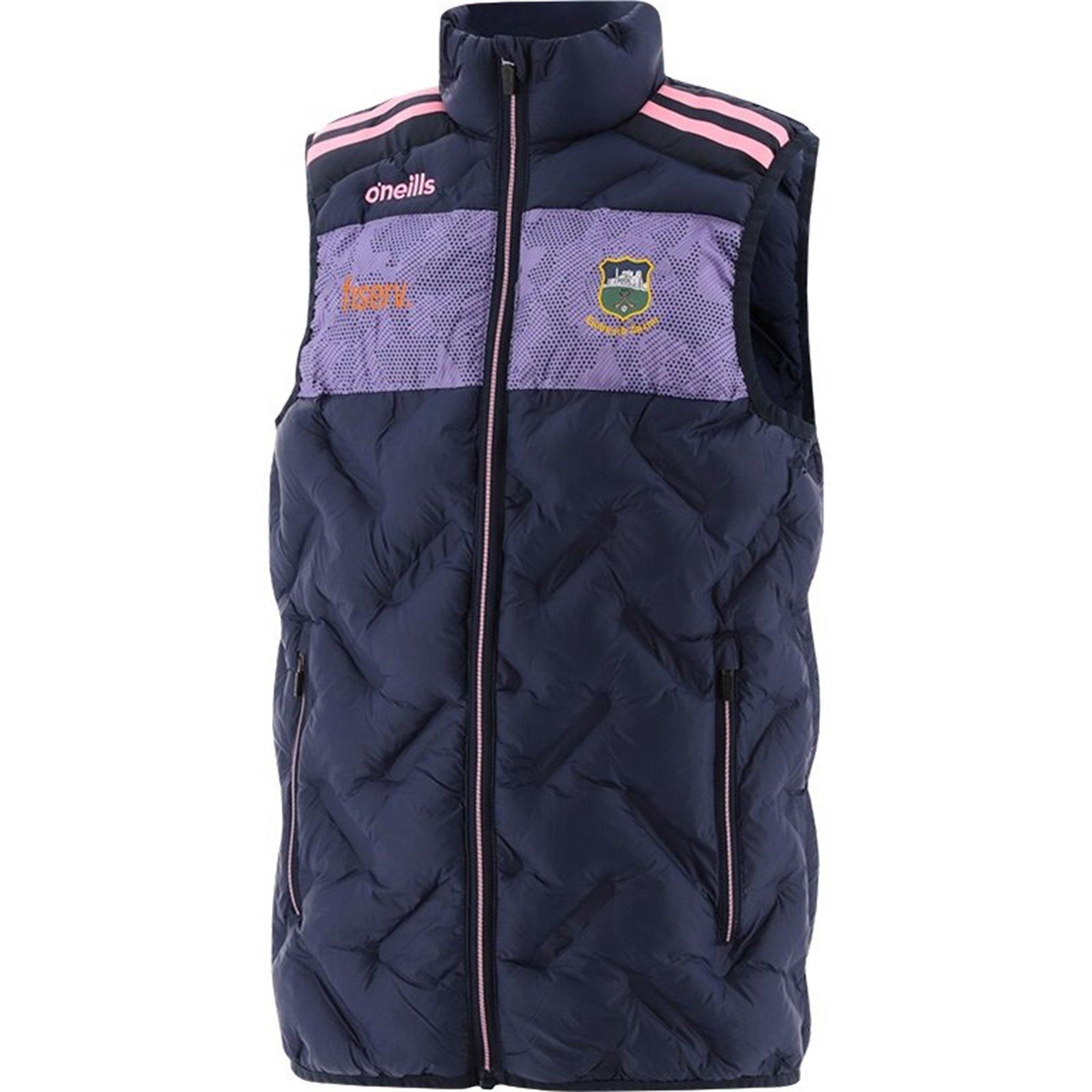 Marn/Lav/Candy - ONeills - Girls' Rockway Tipperary Hooded Sleeveless Gilet - 1