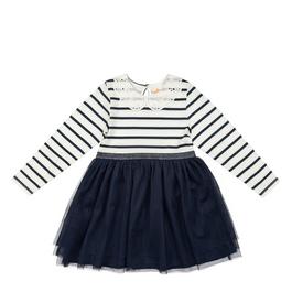 Be You Younger Girl Stripe Tulle Dress