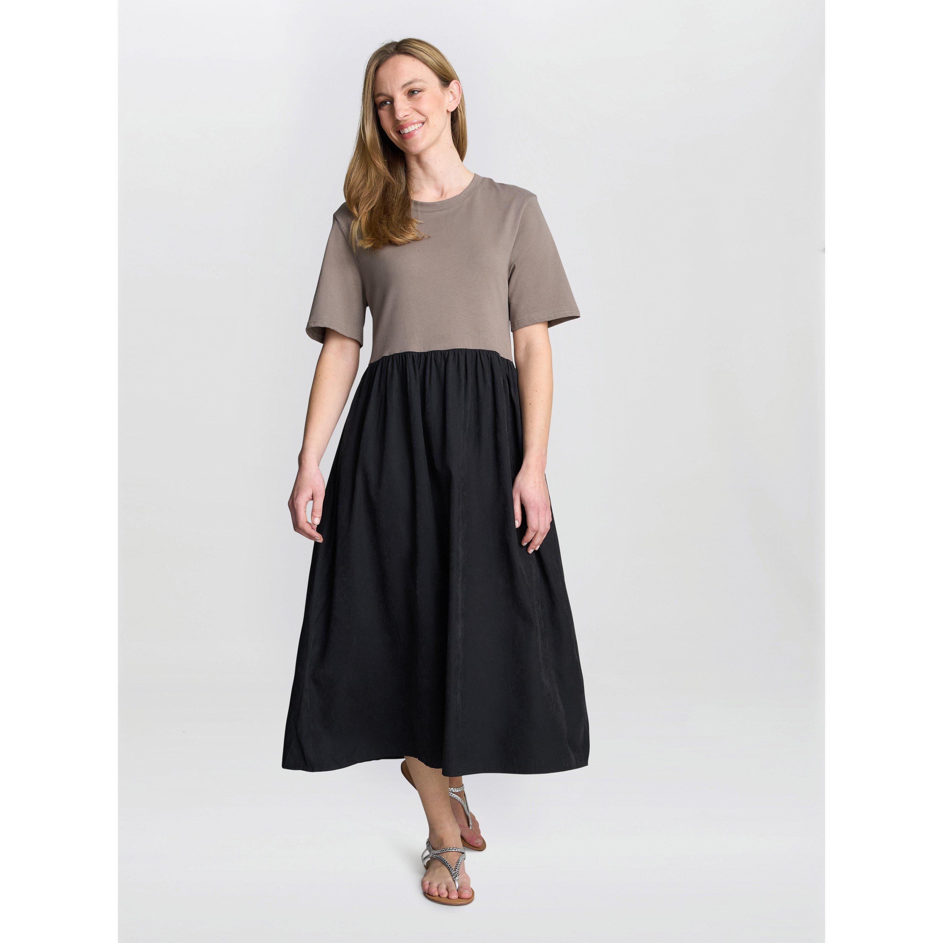 Gina Bacconi Cat Two Tone T-Shirt Dress