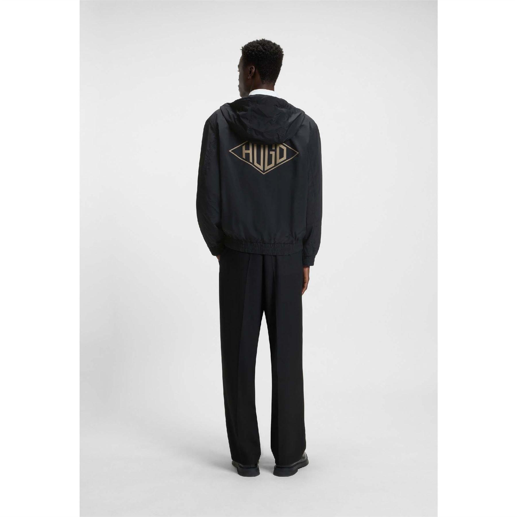 Black - Hugo - Benji2521 Windbreaker Jacket - 9