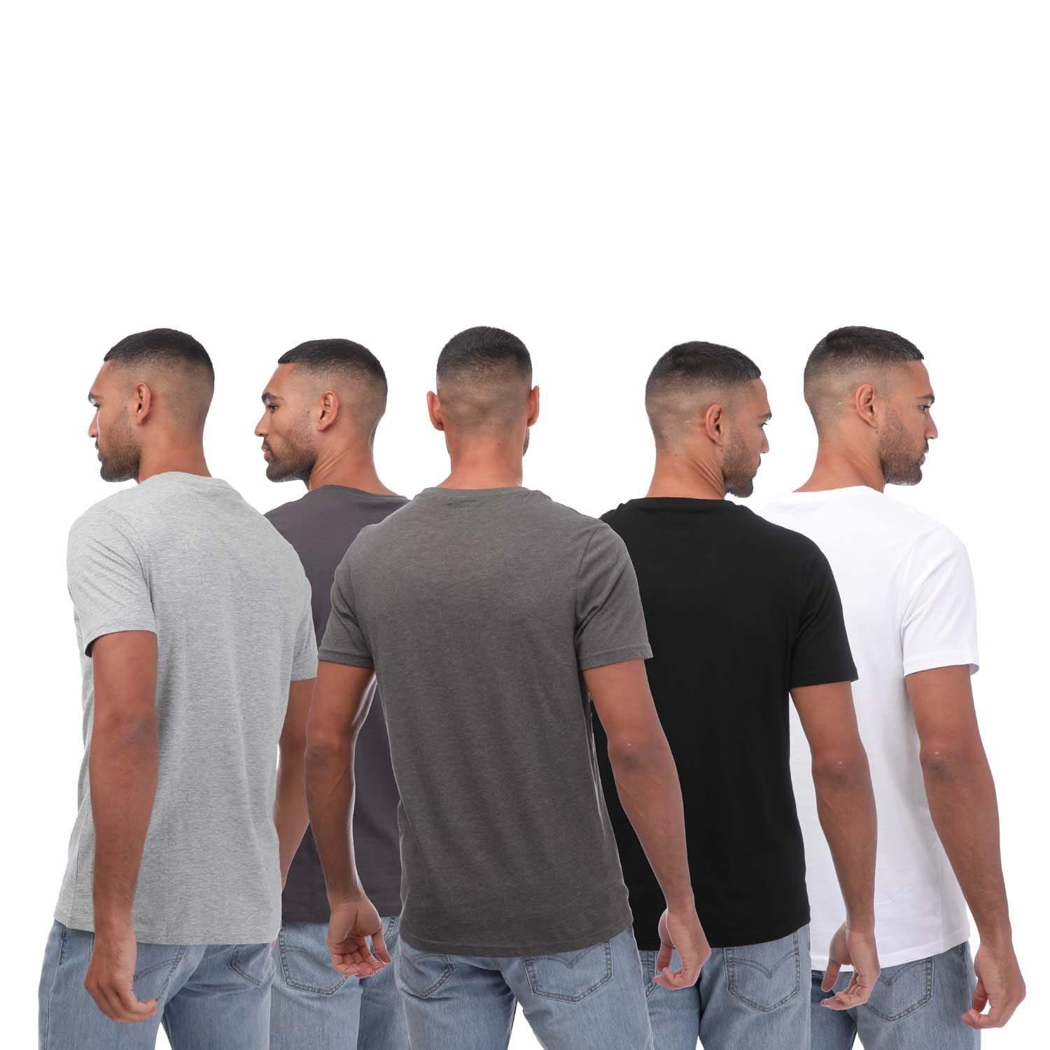 Multi Colour - Nicce - Spacey 5 Pack T-Shirts - 2