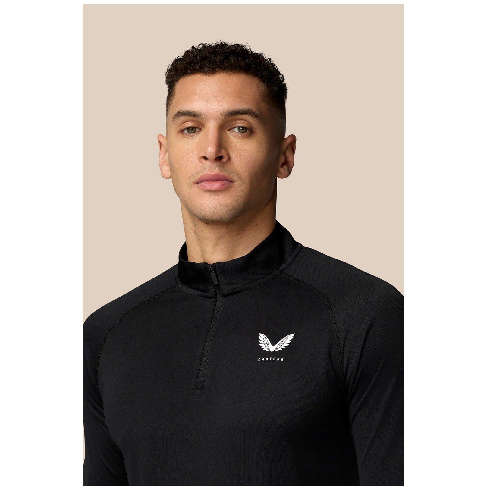 Black/White - Castore - Adapt Training quarter Zip Top - 4