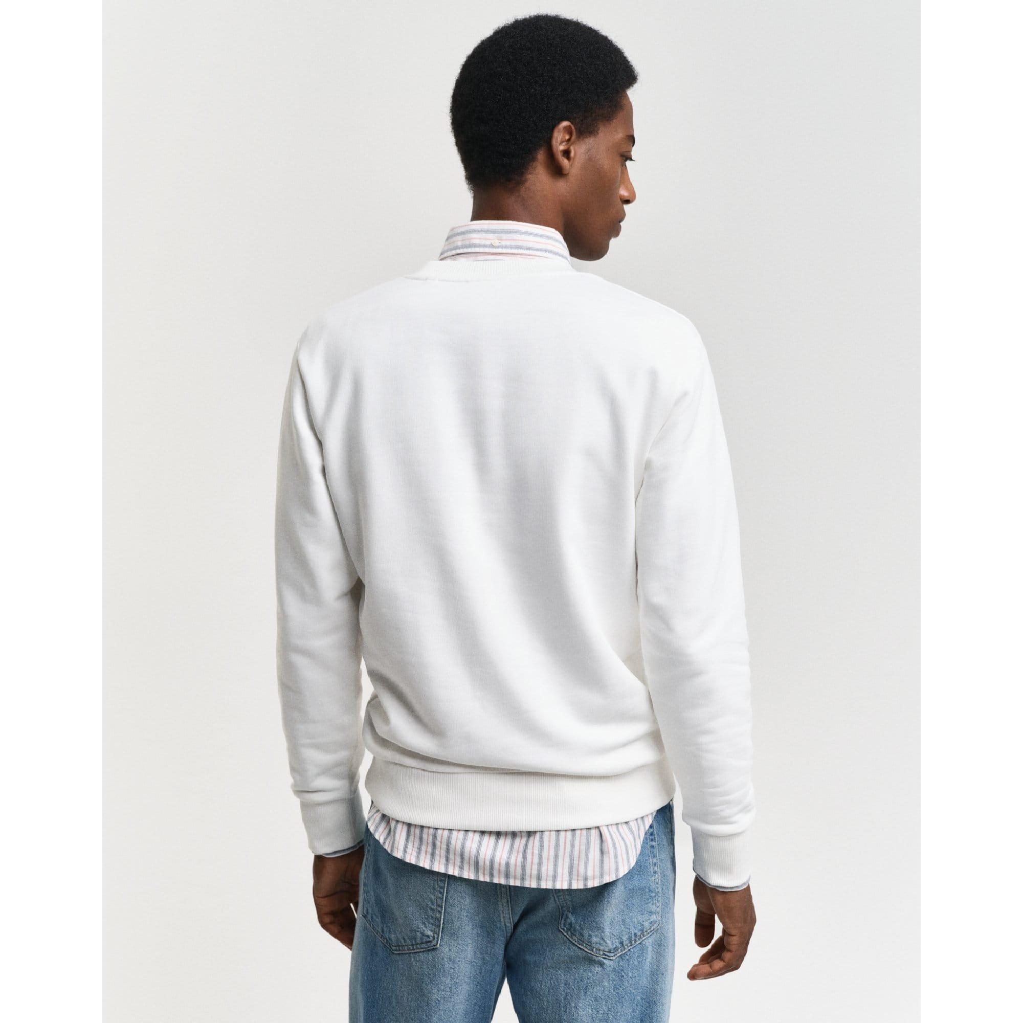 Cream - Gant - Tonal Shield Crewneck Sweatshirt - 2