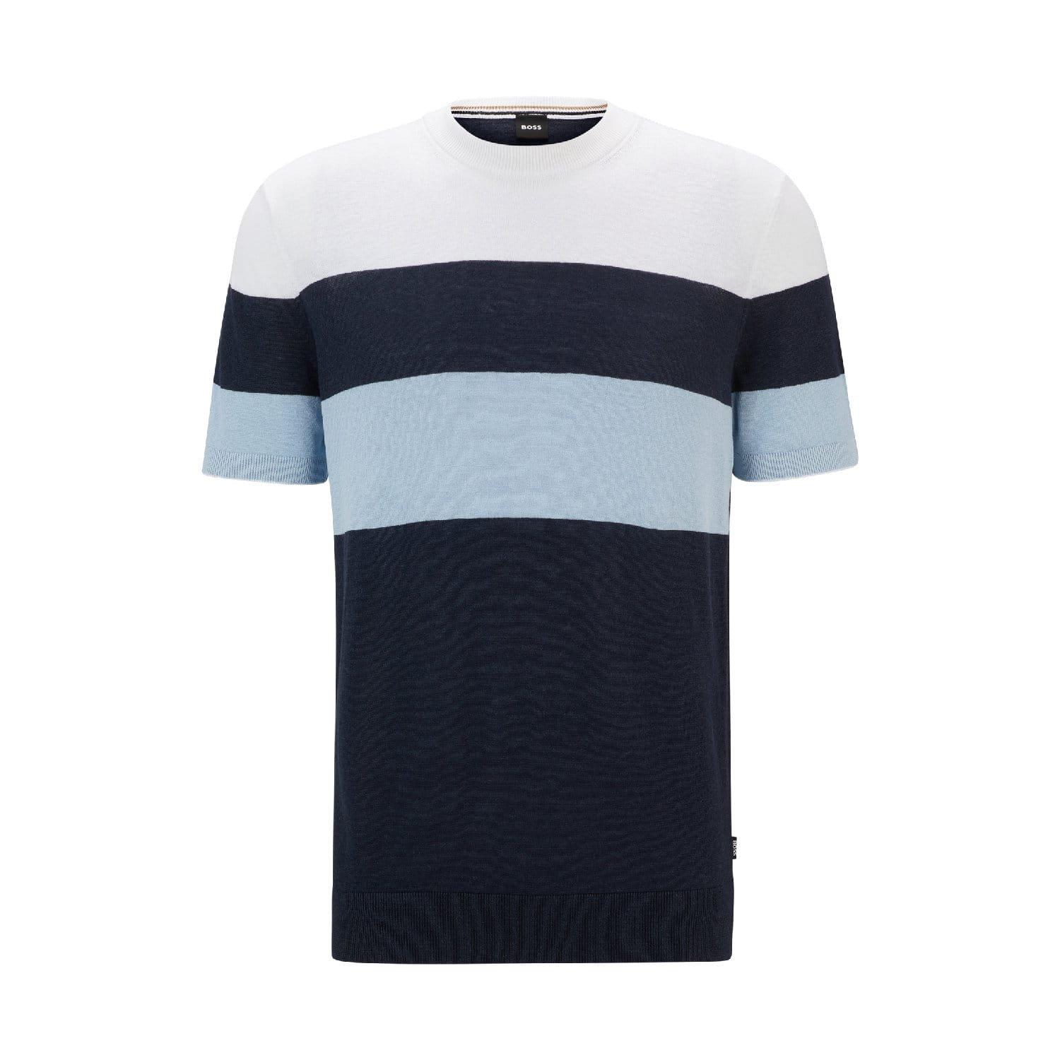 Dark Blue - Boss - Tramonte T-Shirt - 5