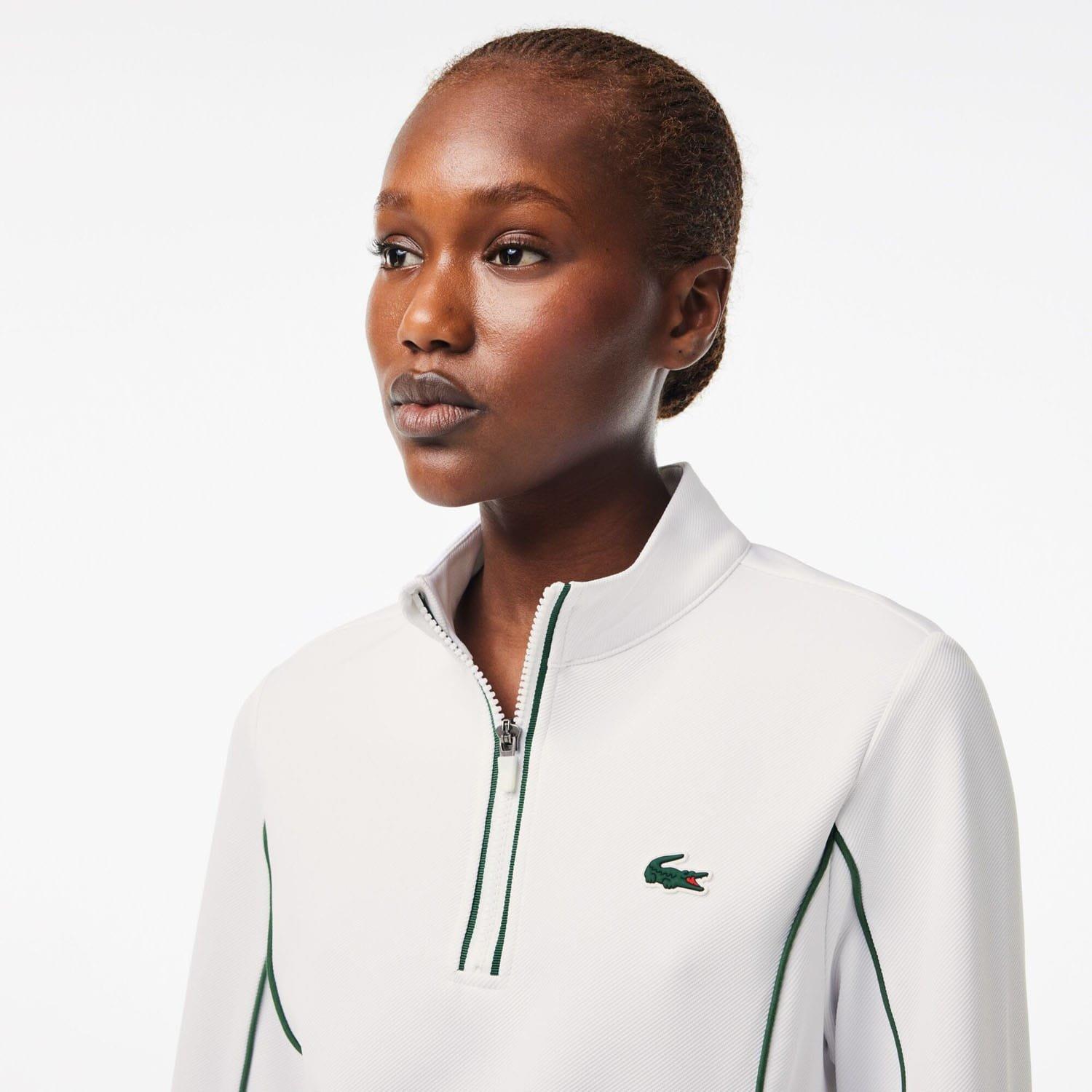 White Green - Lacoste - Slim Fit Tennis Layering Sweatshirt - 6
