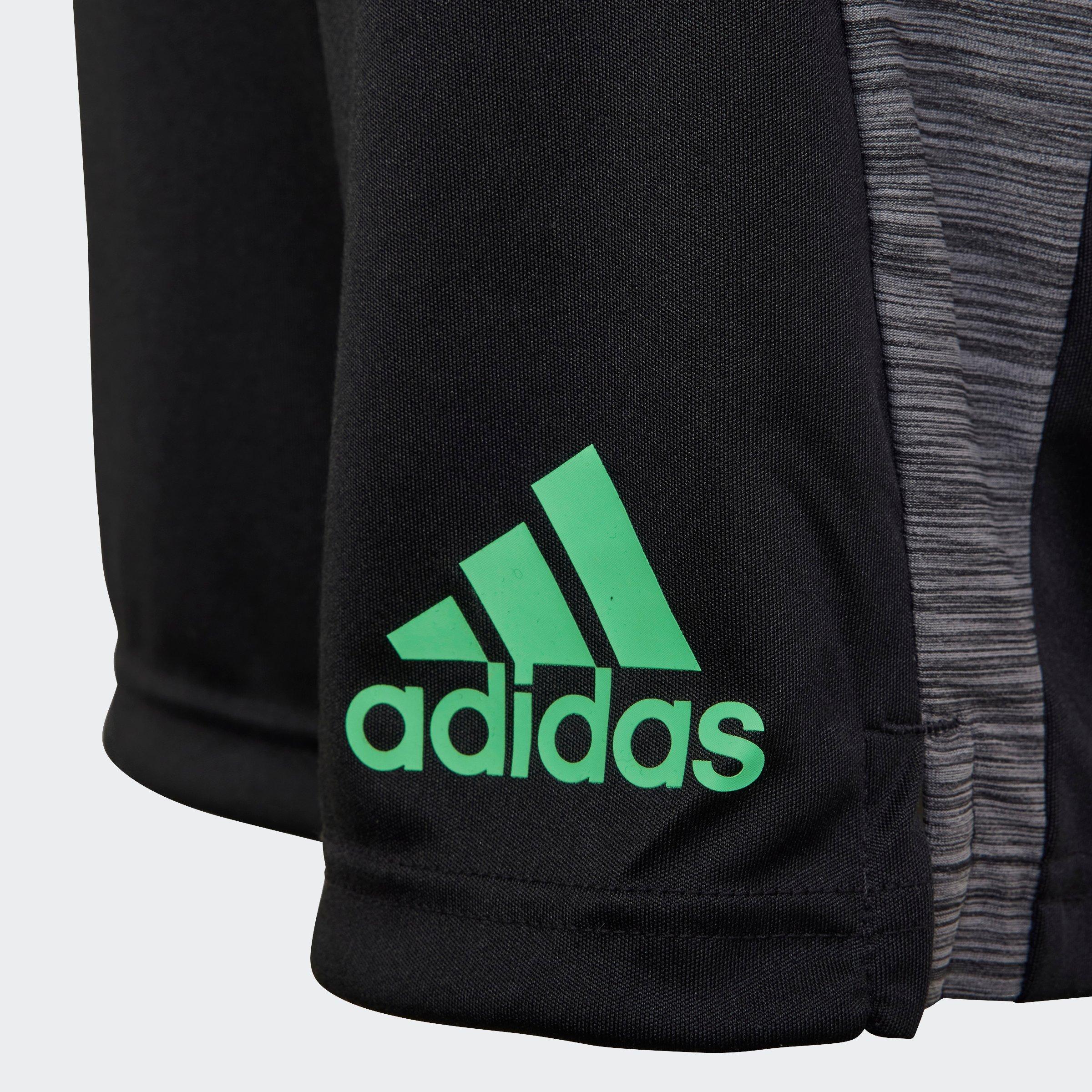 Black / Grey Tw - adidas - Heather Shorts Kids - 2