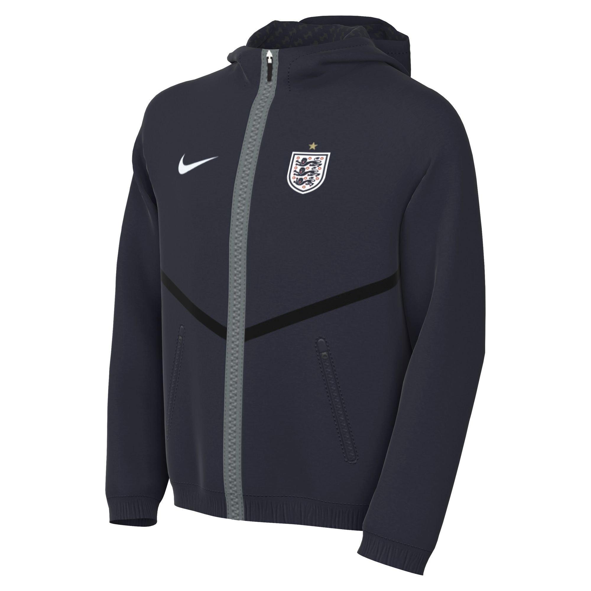 Navy/Black - Nike - Kids' England International Licensed Tracksuit Top - 1