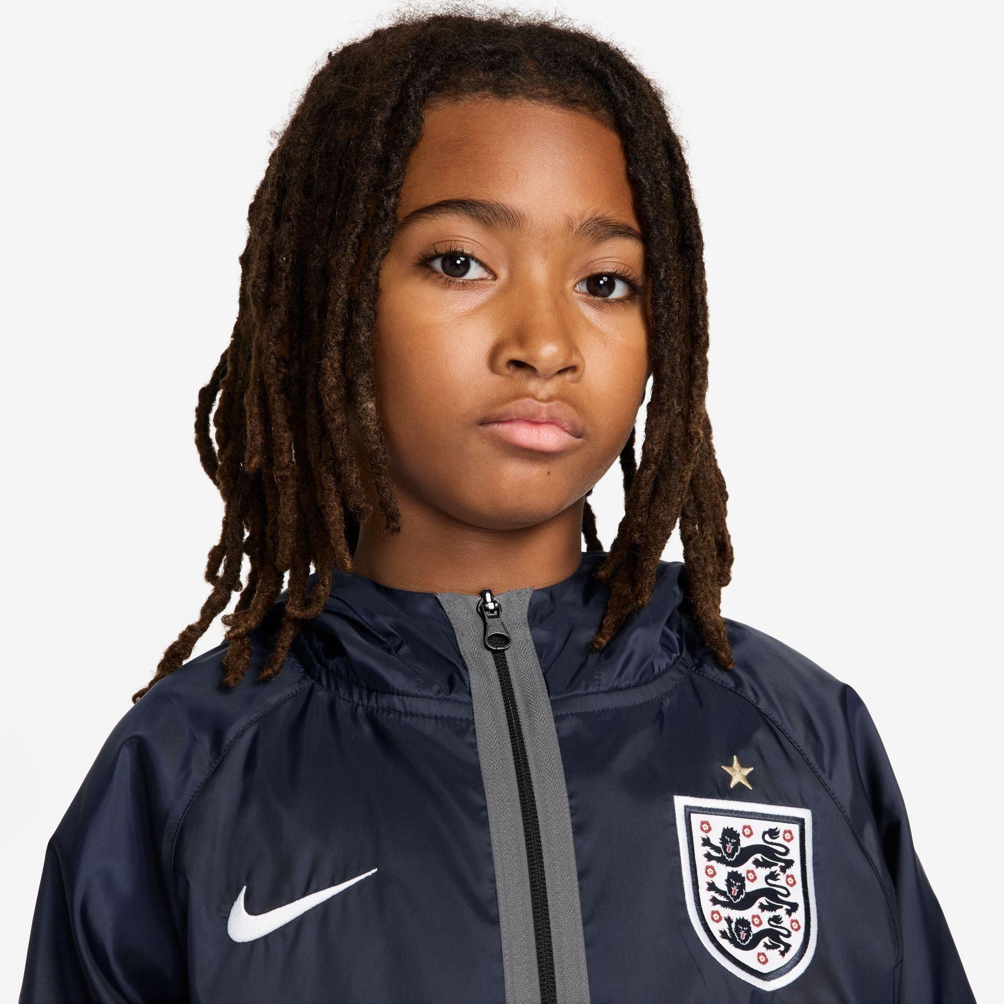 Navy/Black - Nike - Kids' England International Licensed Tracksuit Top - 5