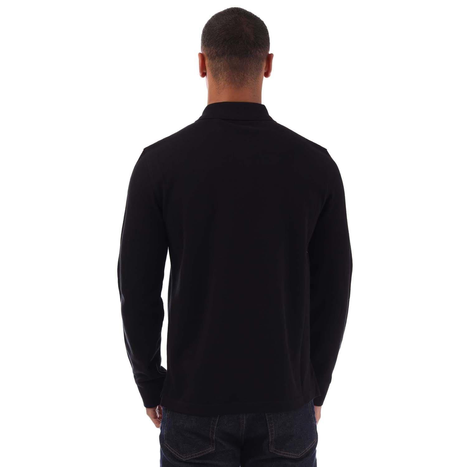 Black - Belstaff - Long Sleeved Polo Shirt - 3