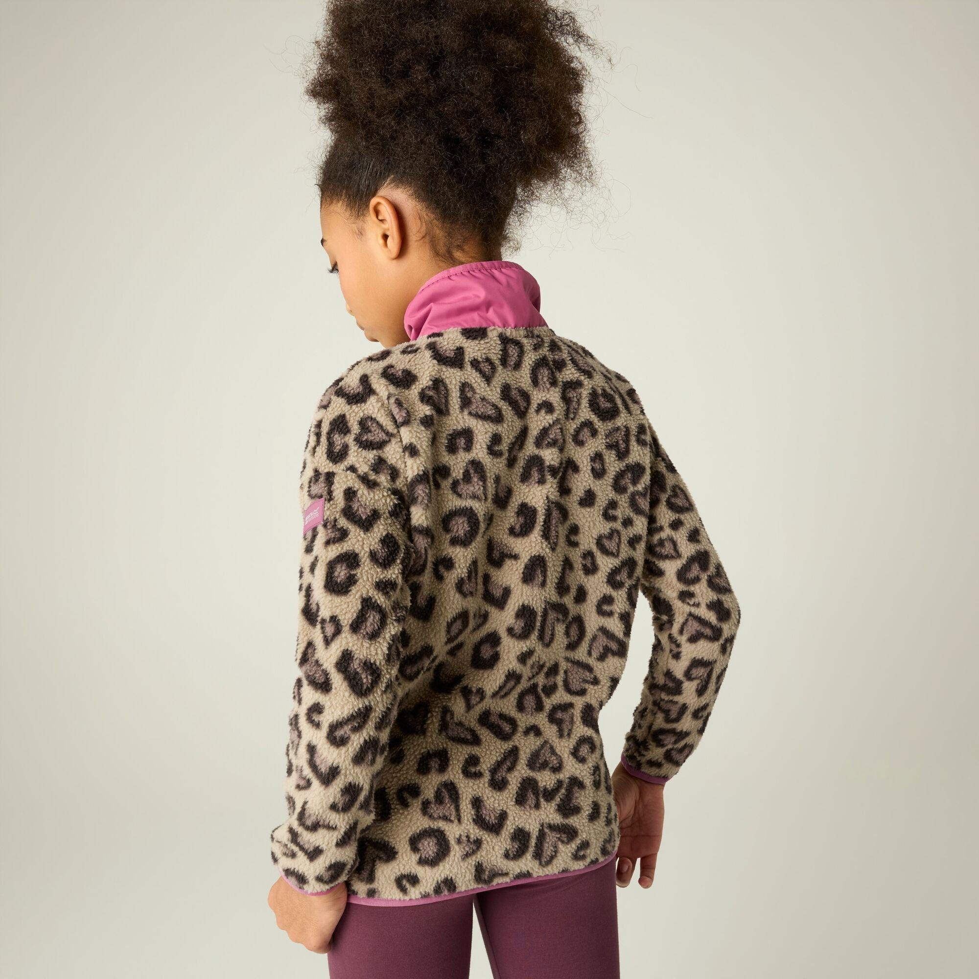 Mocha Leopard/V - Regatta - Kids Eva Insulated Jacket - 2