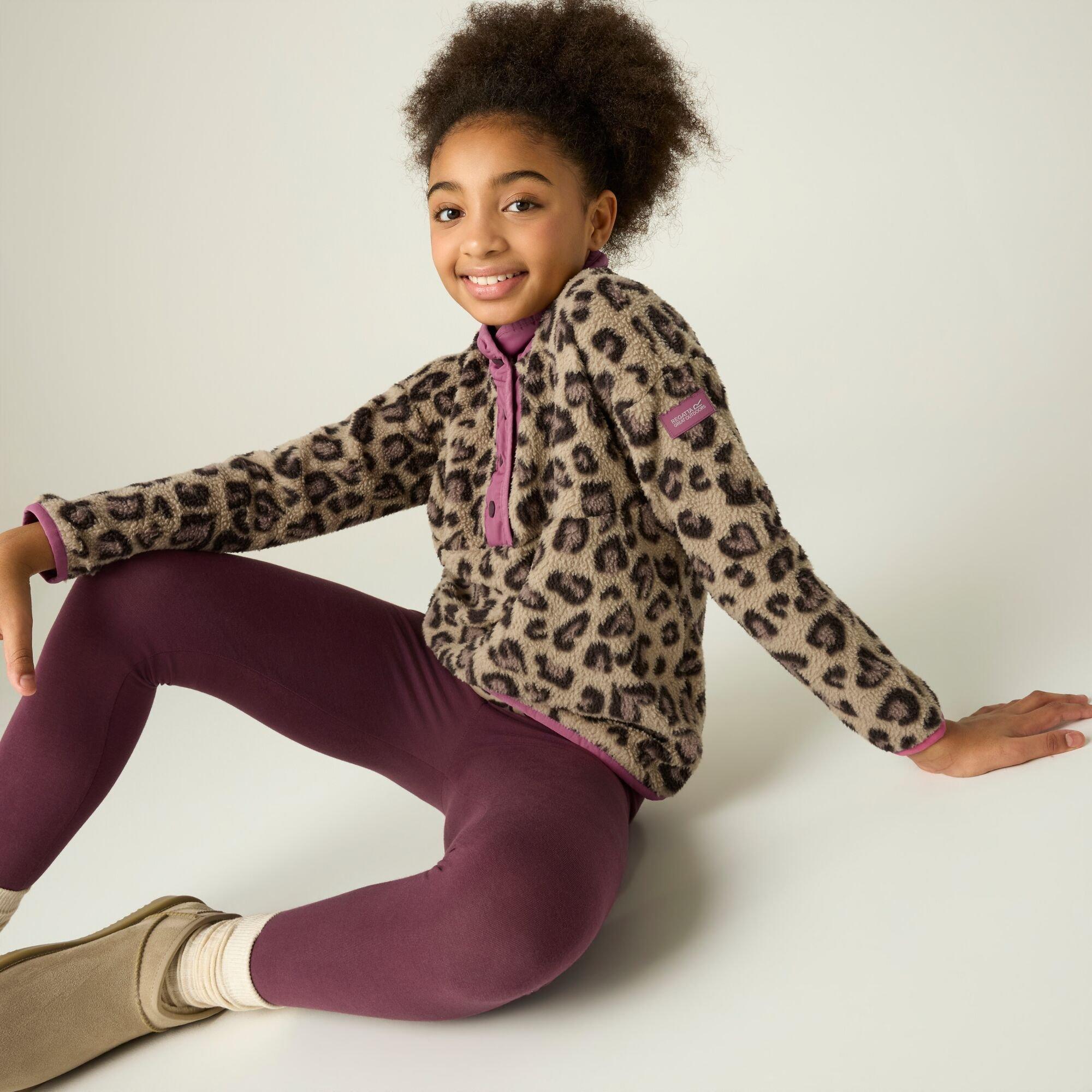 Mocha Leopard/V - Regatta - Kids Eva Insulated Jacket - 5