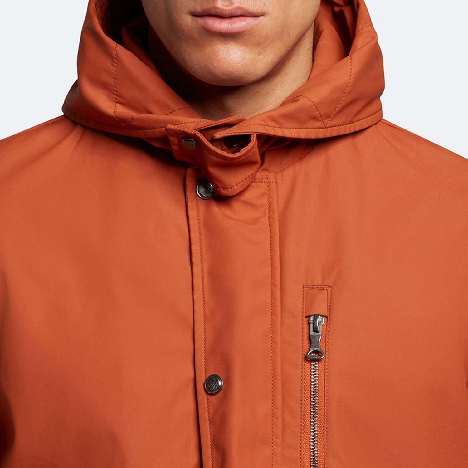 Orange - Lyle and Scott - Hooded Jacket - 4