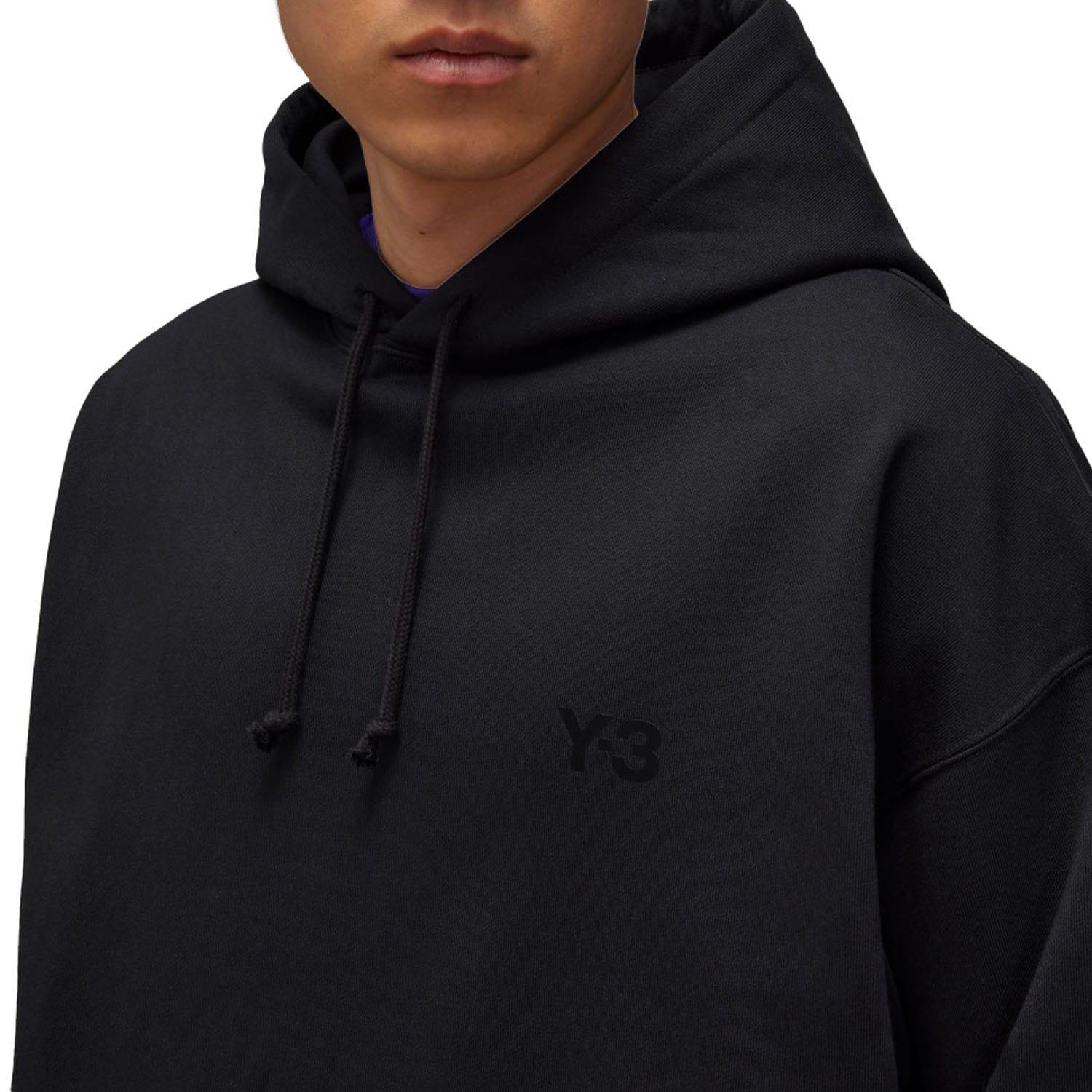 Black - Y3 - Brushed Terry Hoodie - 4
