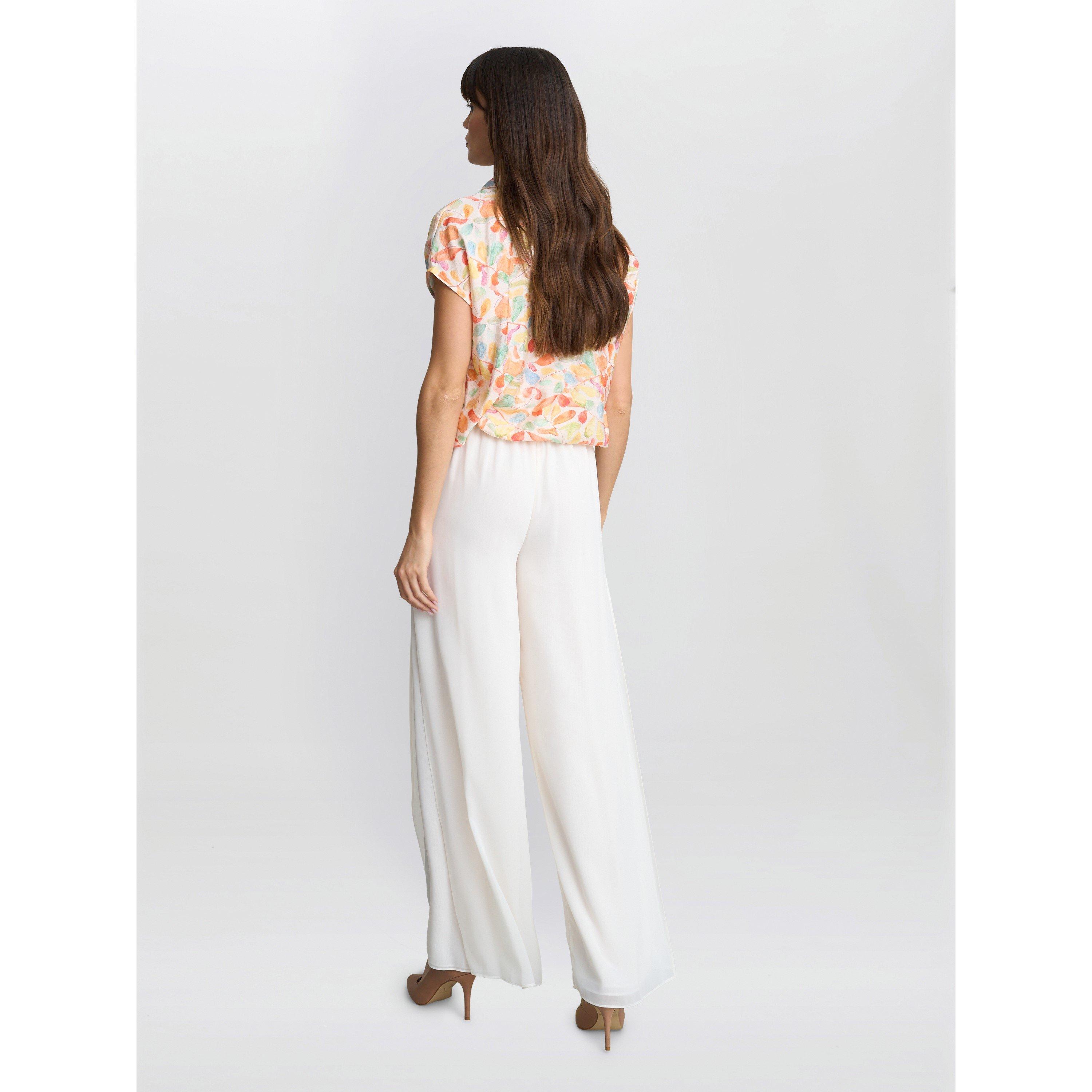 Multi - Gina Bacconi - Women's Faith Tie Waist Blouse - 2