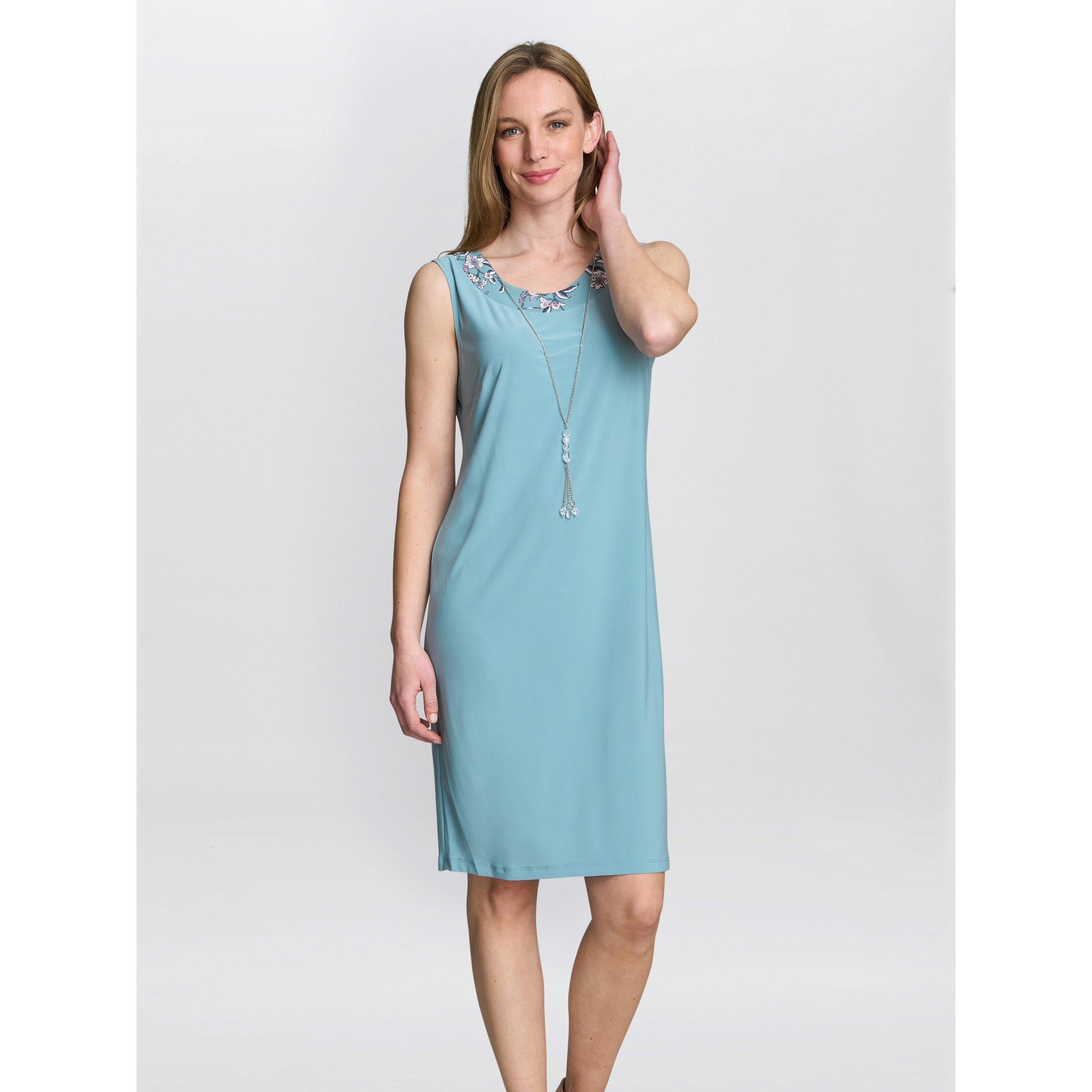 Aqua - Gina Bacconi - CALLIE Printed Dress and Jacket - 10