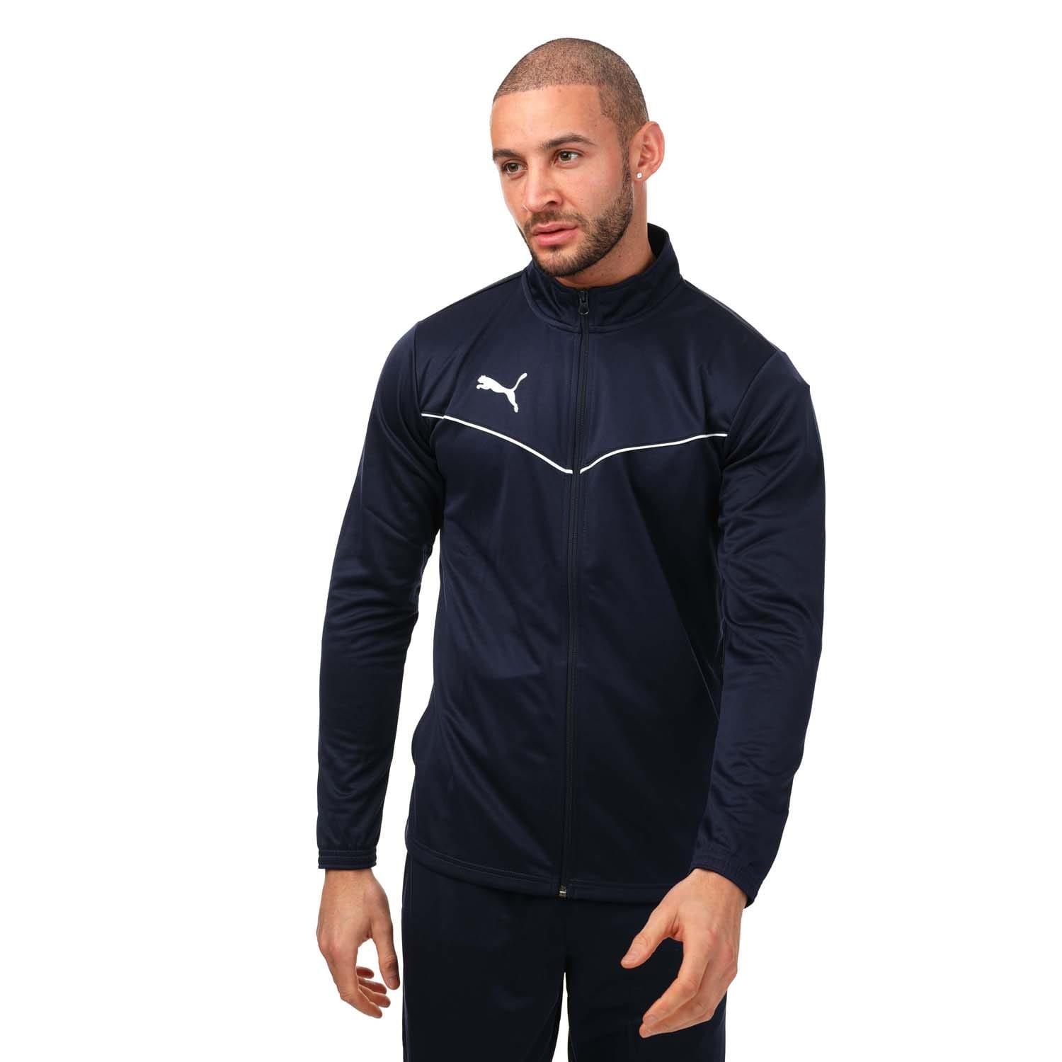 Navy - Puma - Team Rise Training Poly Jacket - 1