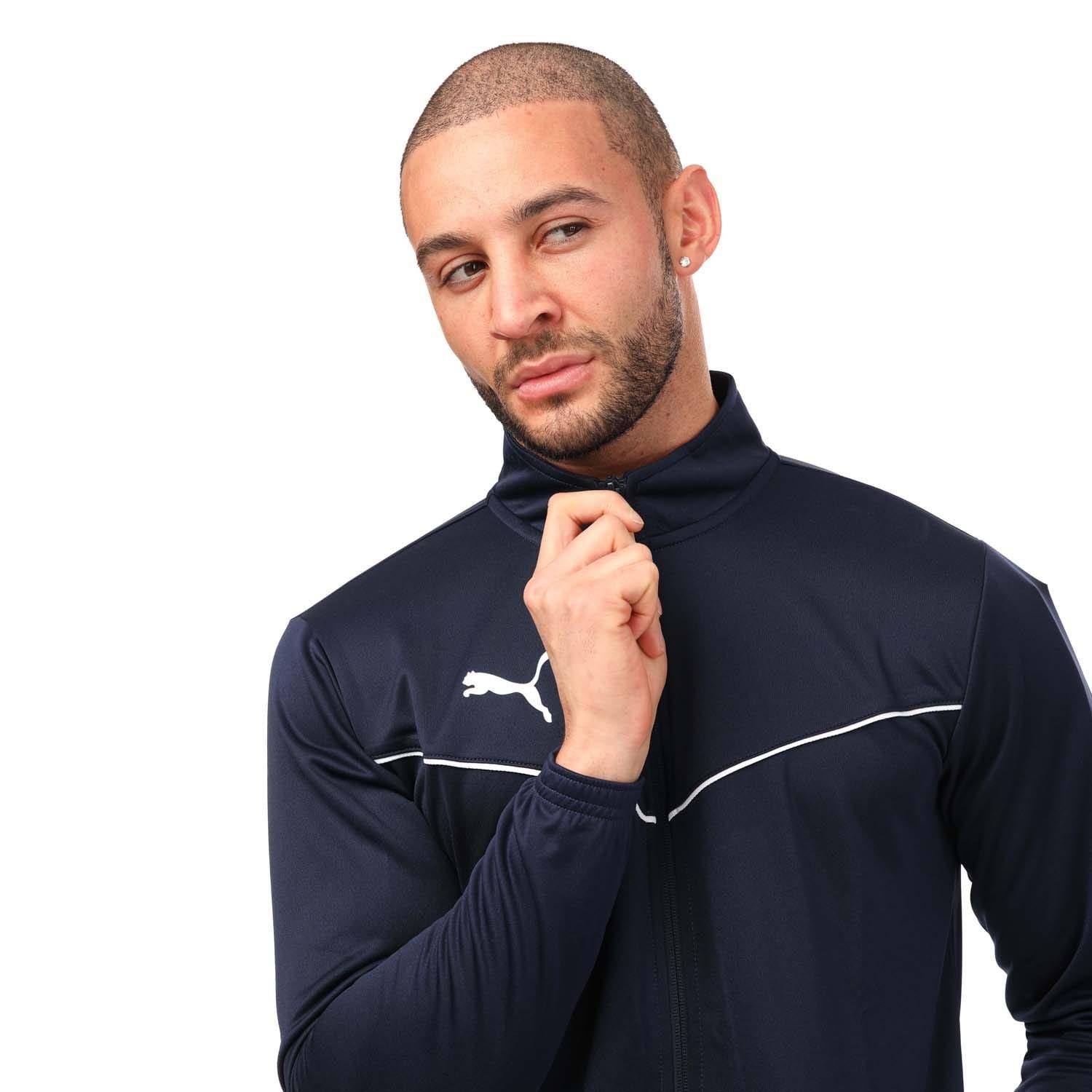 Navy - Puma - Team Rise Training Poly Jacket - 3