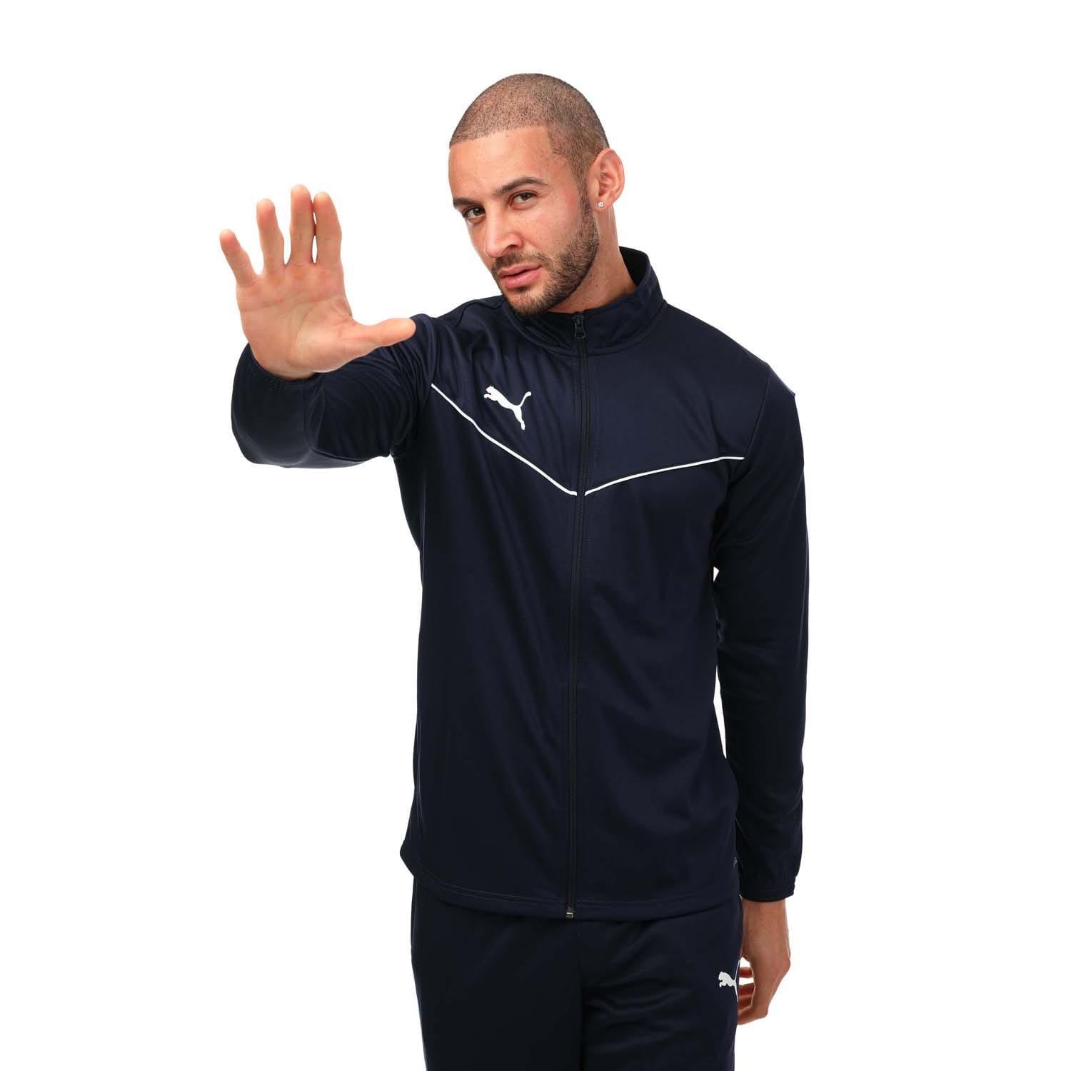 Navy - Puma - Team Rise Training Poly Jacket - 5