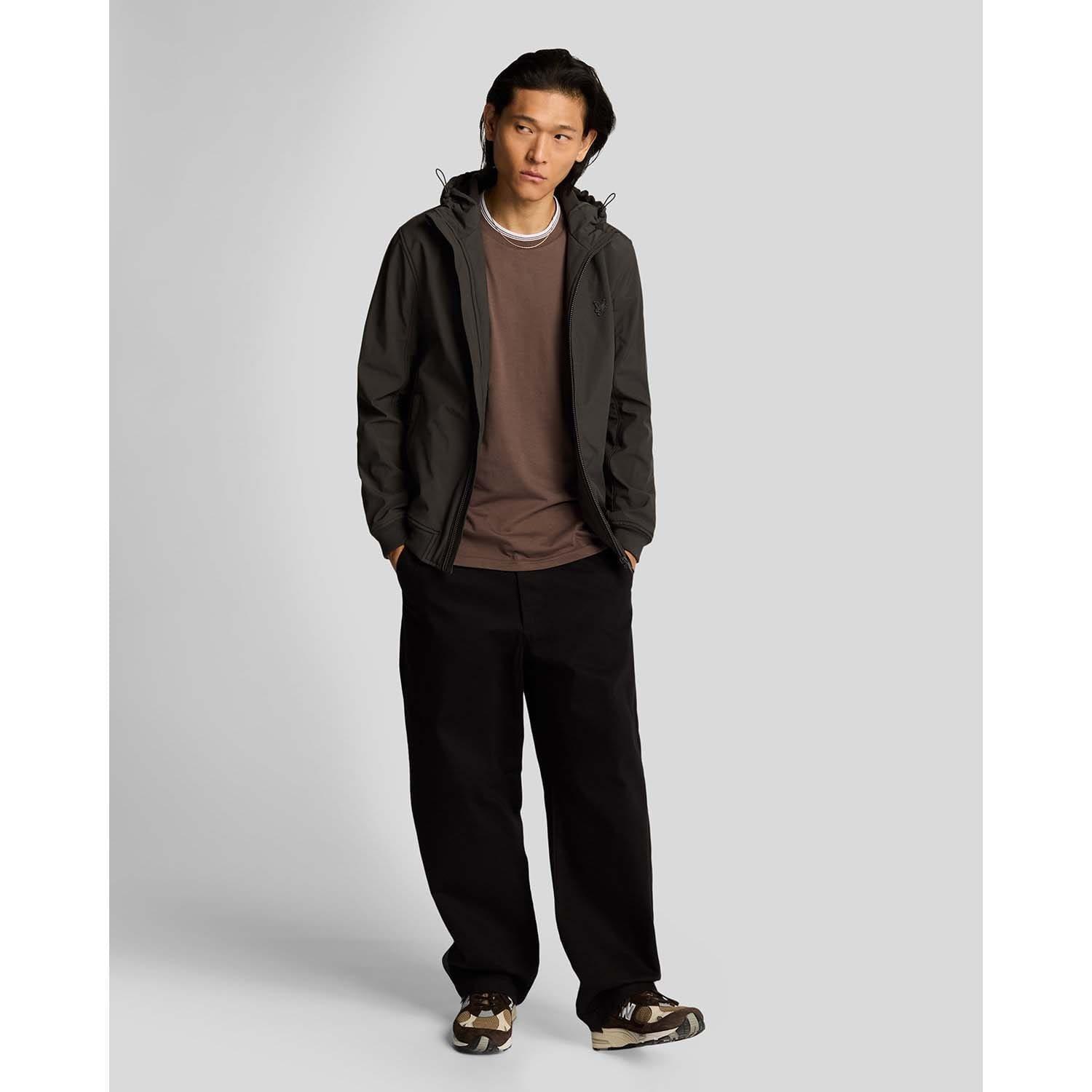 Purple - Lyle and Scott - Superfine Cotton Tipped T-Shirt - 2