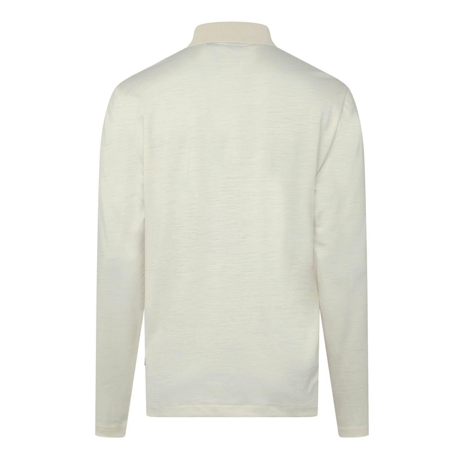 White - Boss - H-Pado 110 Long Sleeve Polo Shirt - 2